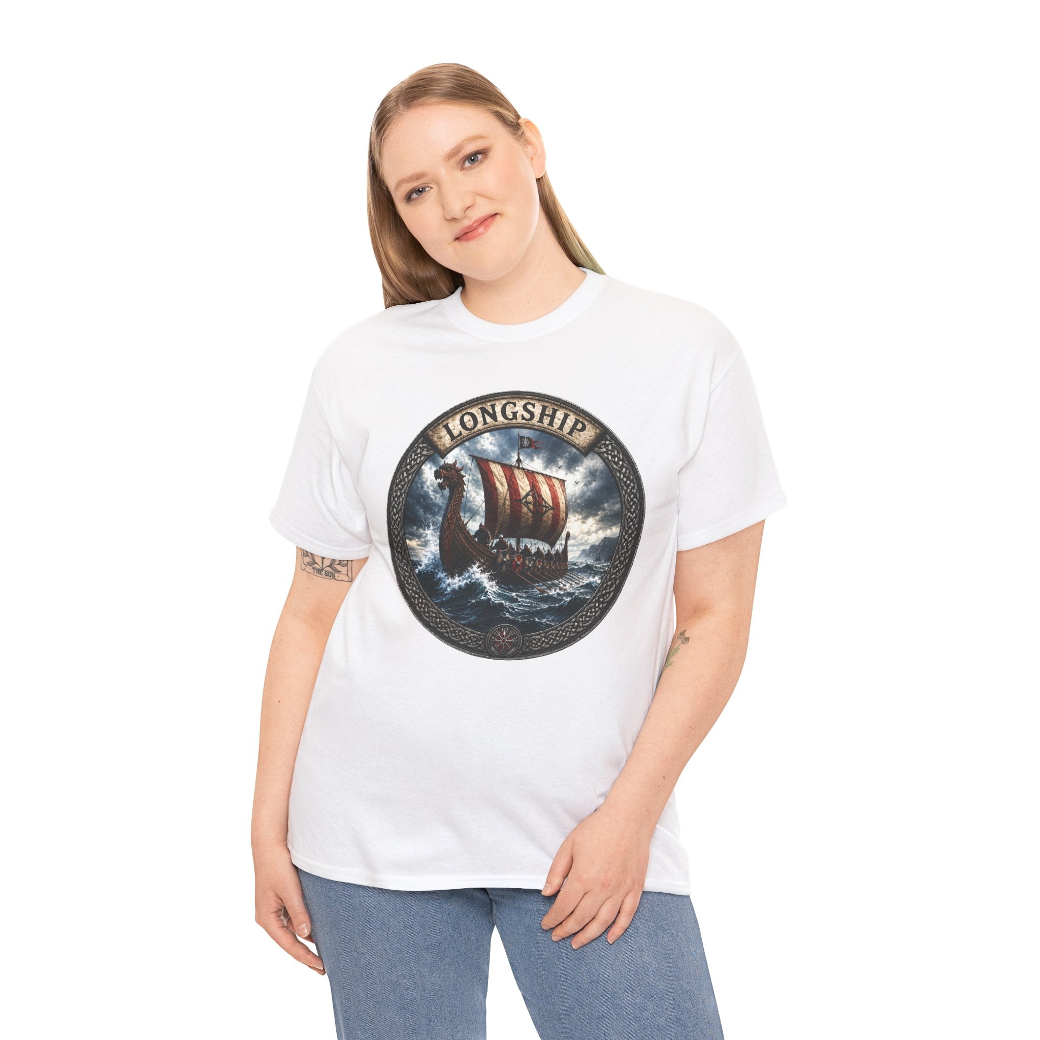 Longship T-Shirt | Viking Ship Norse Mythology Tee