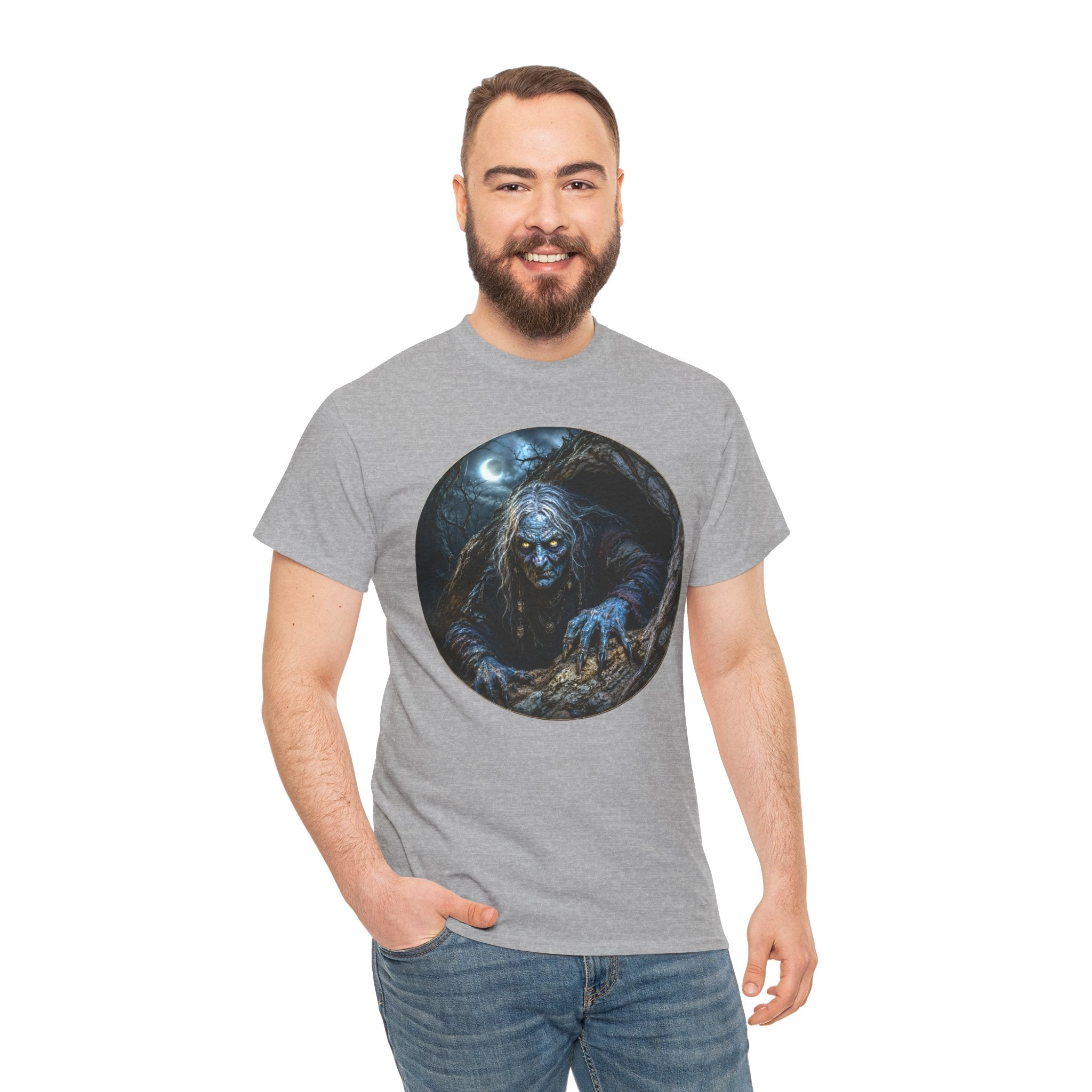 The Hollow Hag T-Shirt | Crone Witch Folklore Tee | Valegrim