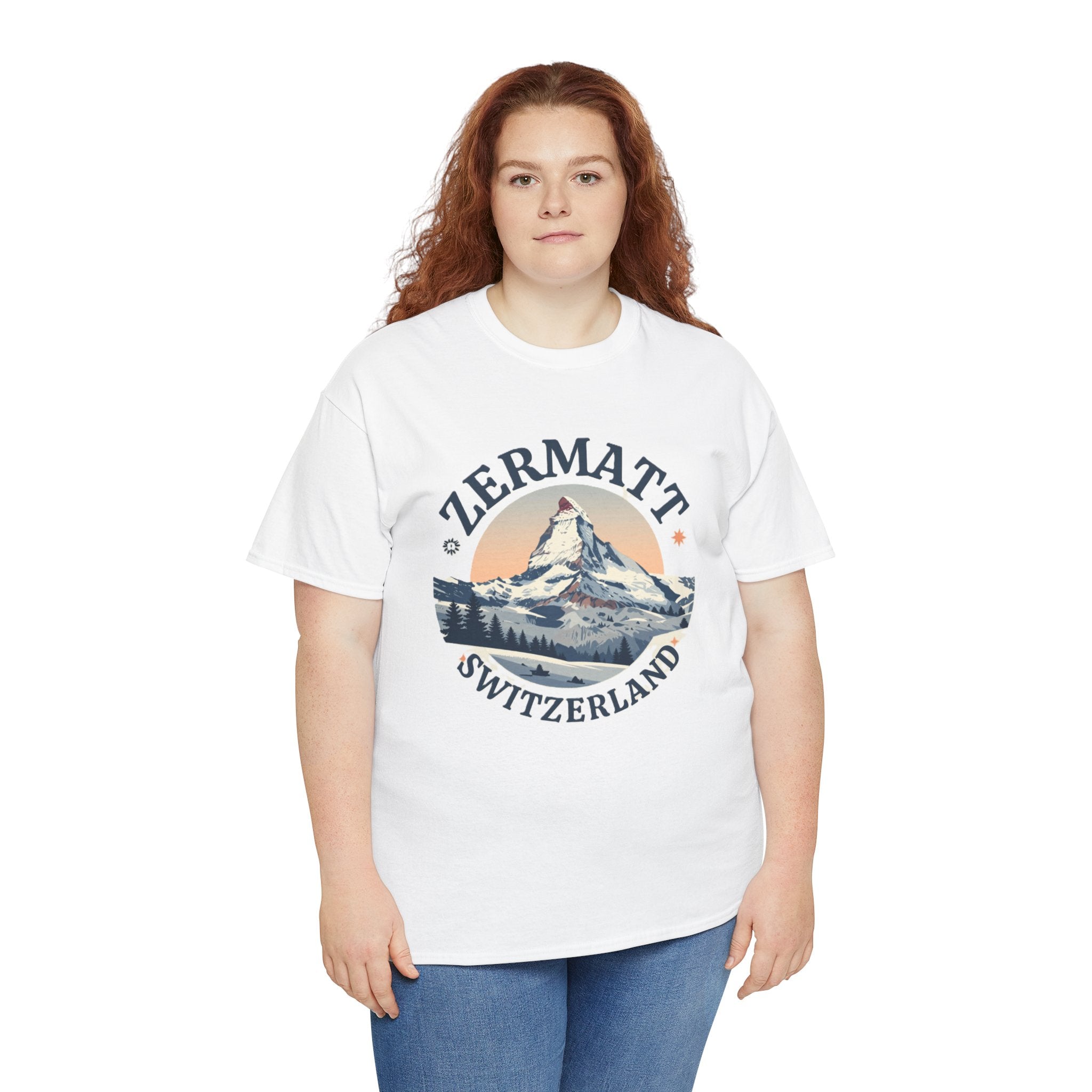 Zermatt Switzerland Mountain Graphic Tee
