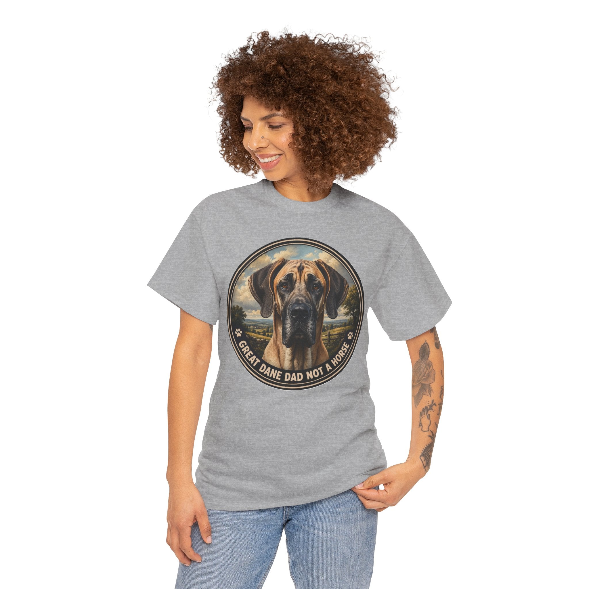 Great Dane Dad Not a Horse T-Shirt | Great Dane Owner Tee