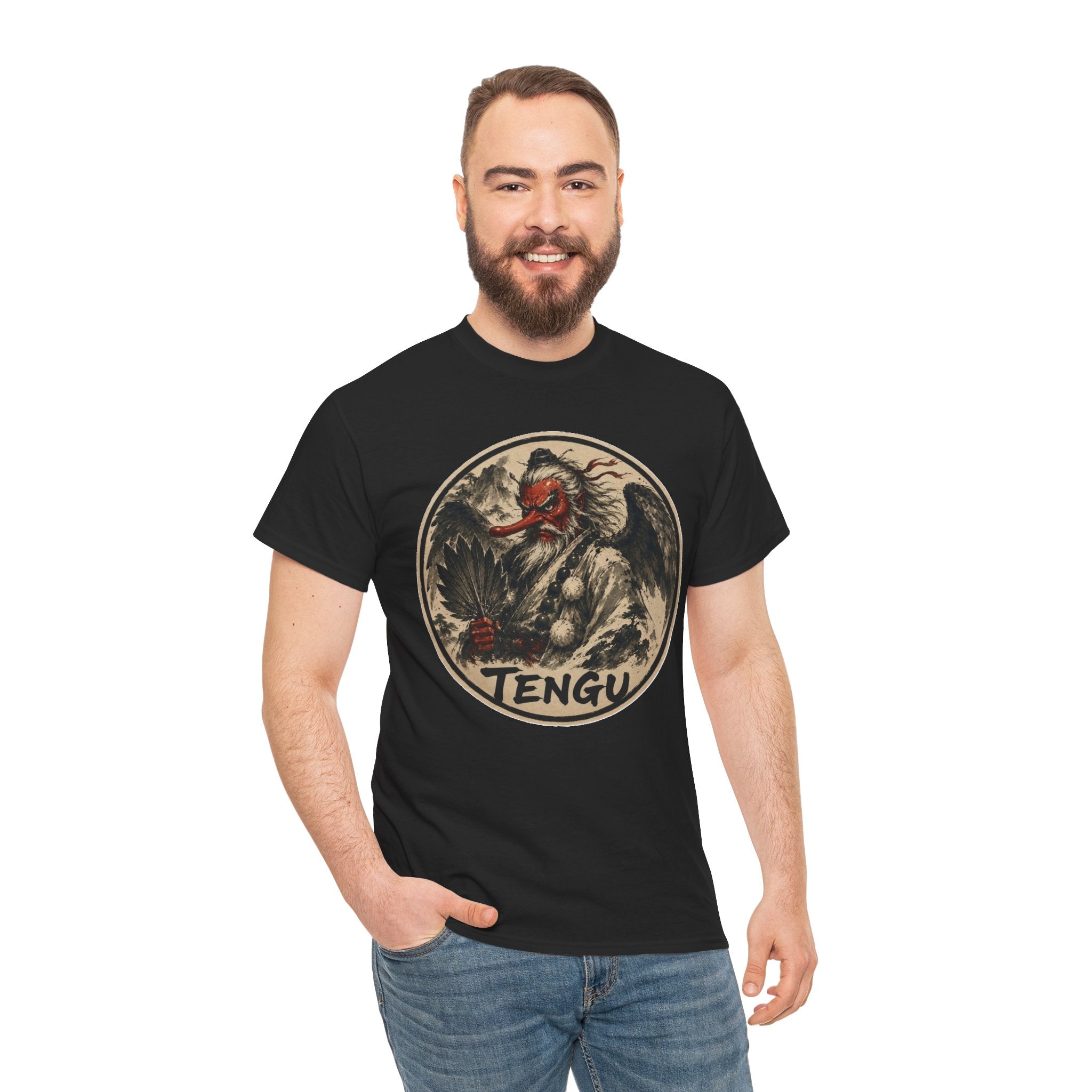 Tengu Mountain Spirit T-Shirt | Japanese Yōkai Folklore Tee