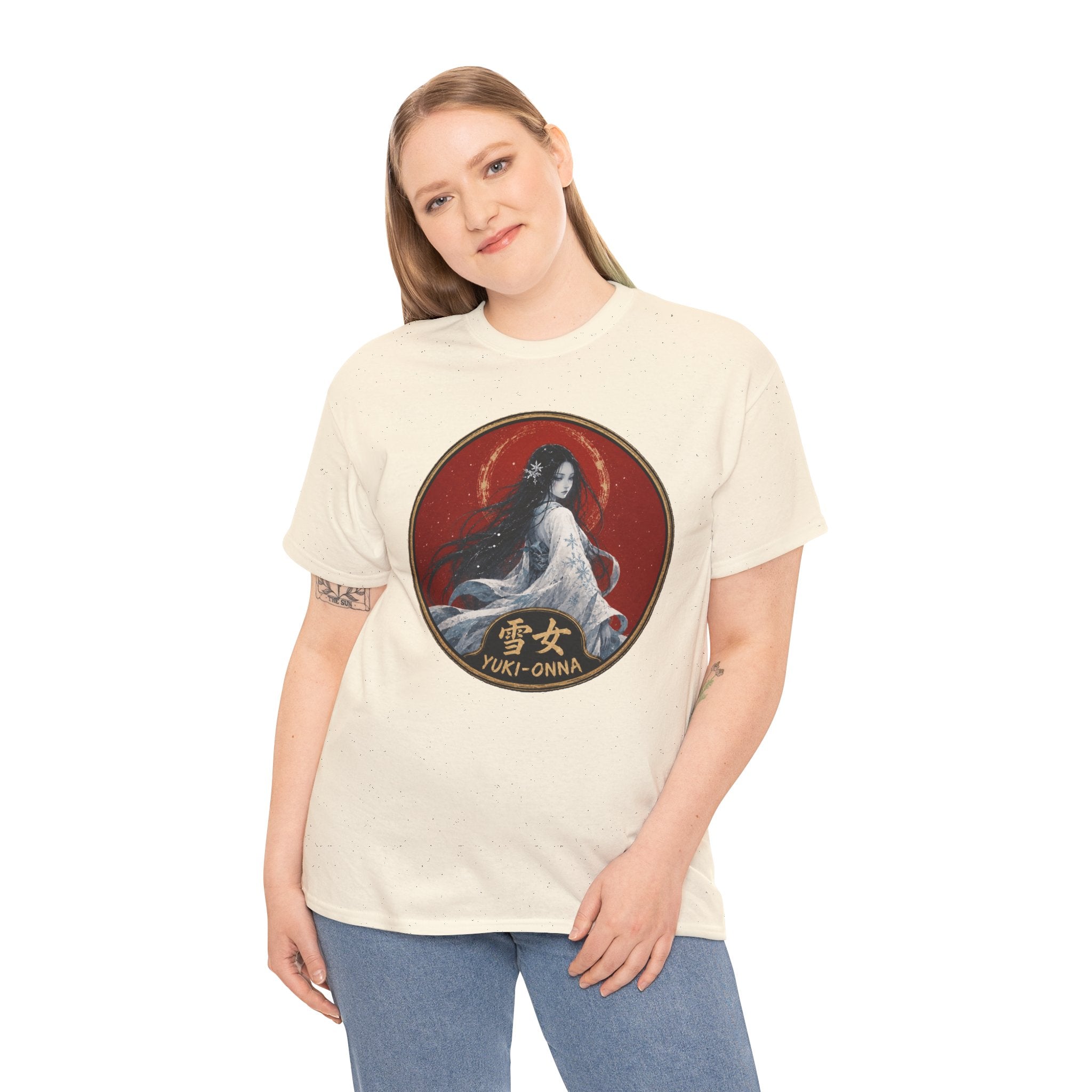 Yuki-Onna Snow Woman T-Shirt | Japanese Yōkai Folklore Tee