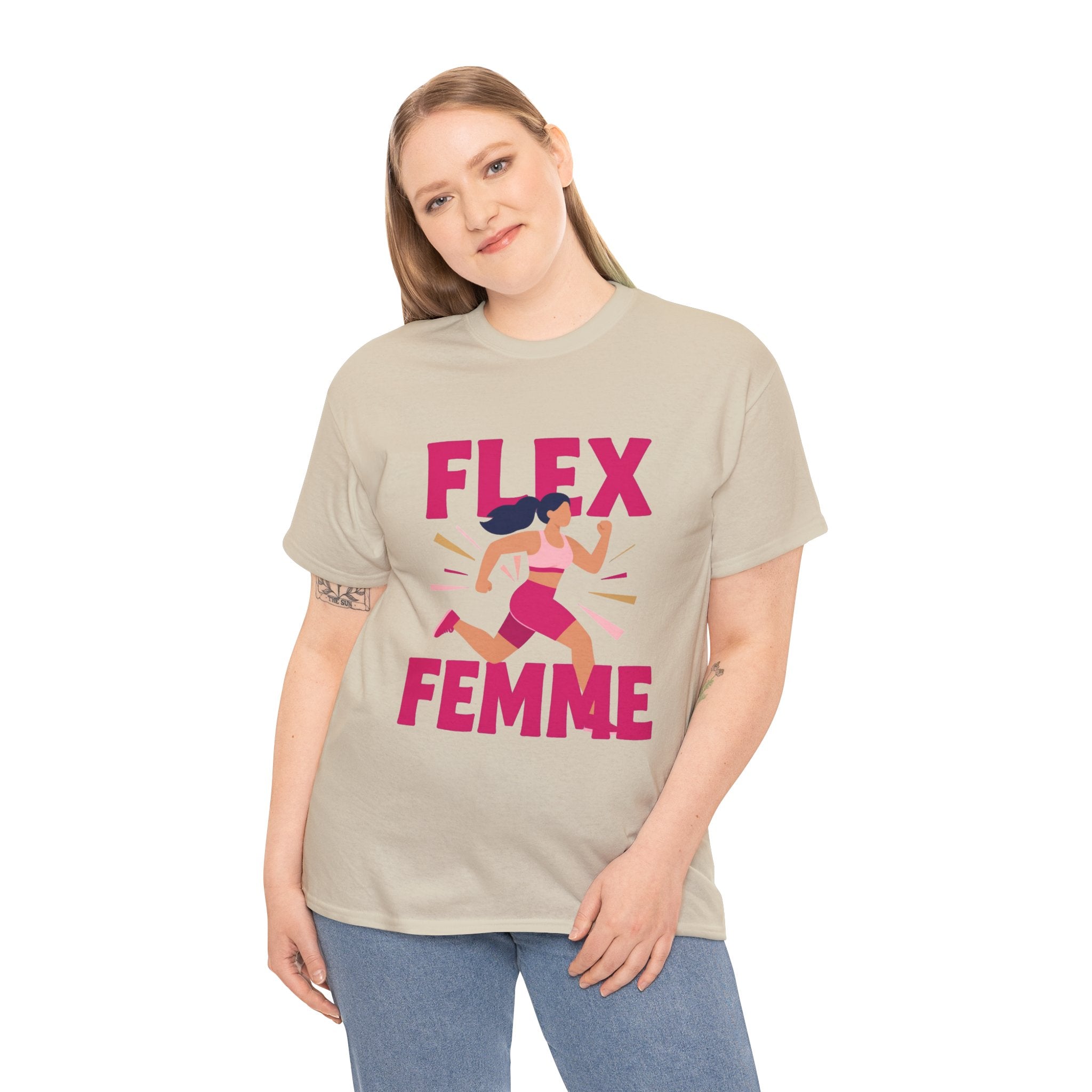 Flex Femme T-Shirt | Women's Fitness Motivation Tee