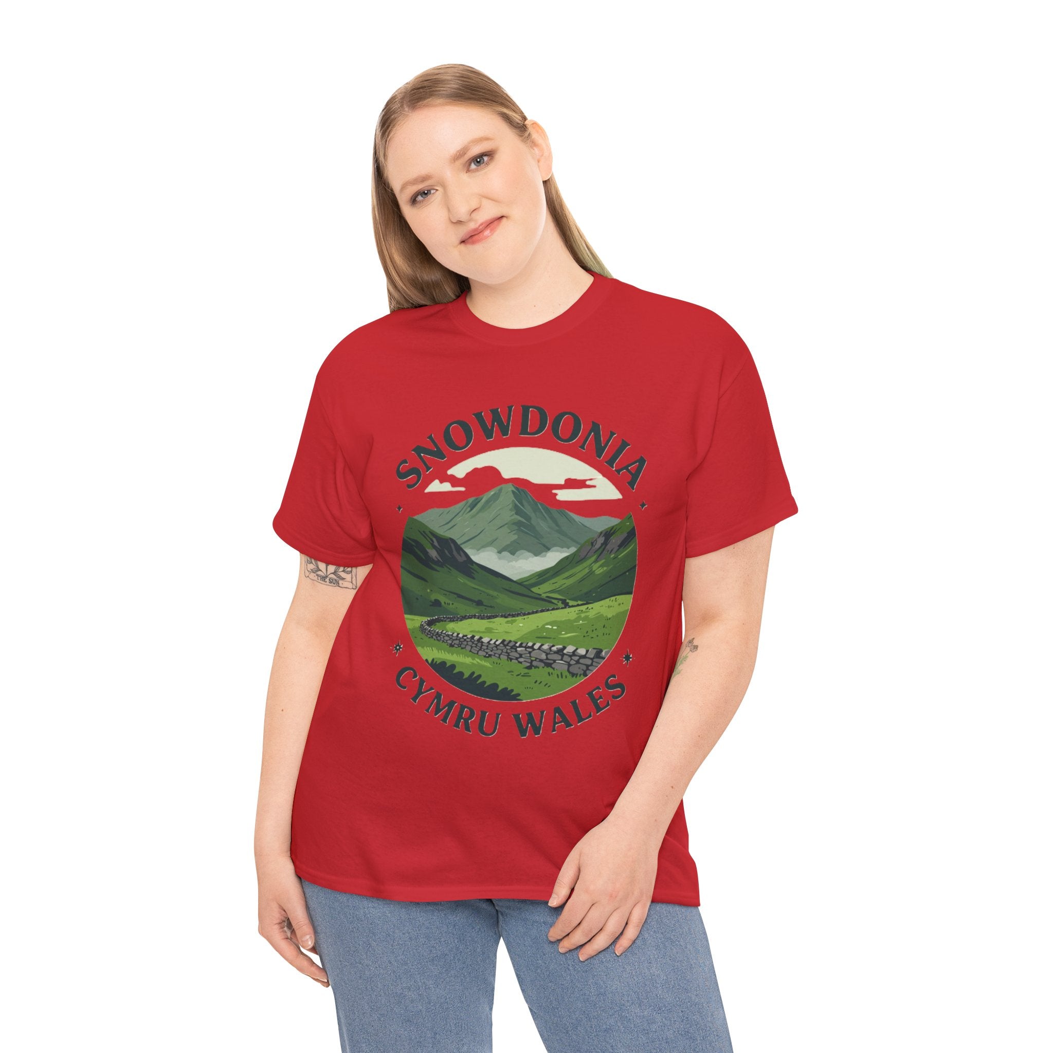 Snowdonia Wales Mountain Tee — Snowdonia Cymru Scenic Landscape T-Shirt