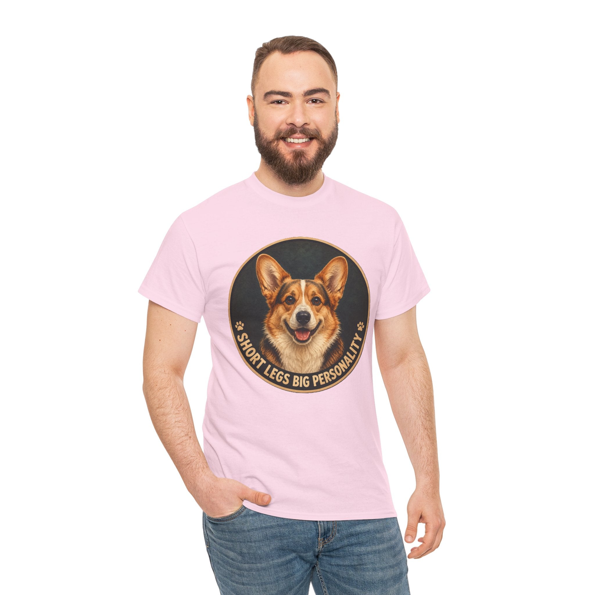 Corgi Short Legs Big Personality T-Shirt | Corgi Owner Tee