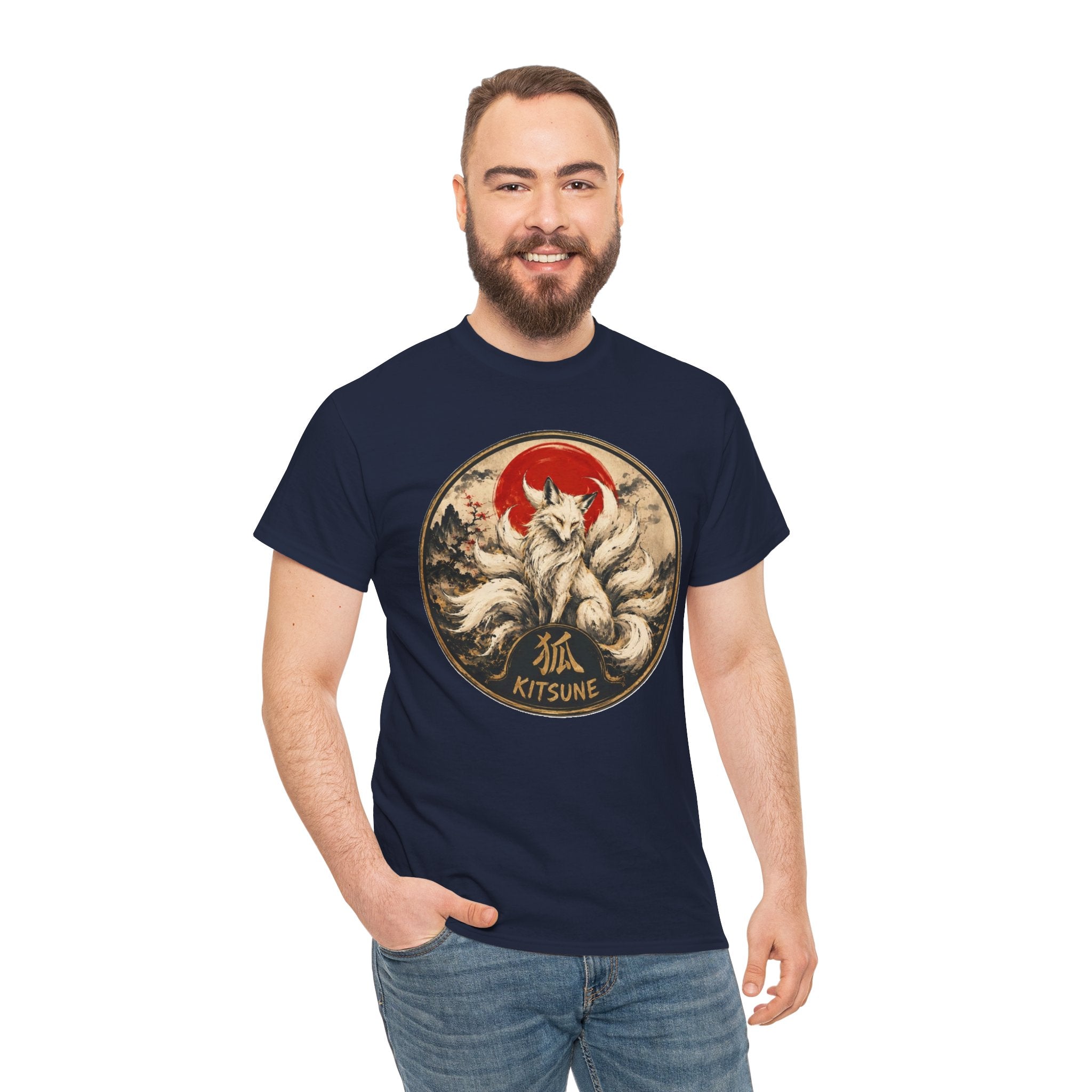 Kitsune Fox Spirit T-Shirt | Japanese Yōkai Folklore Tee