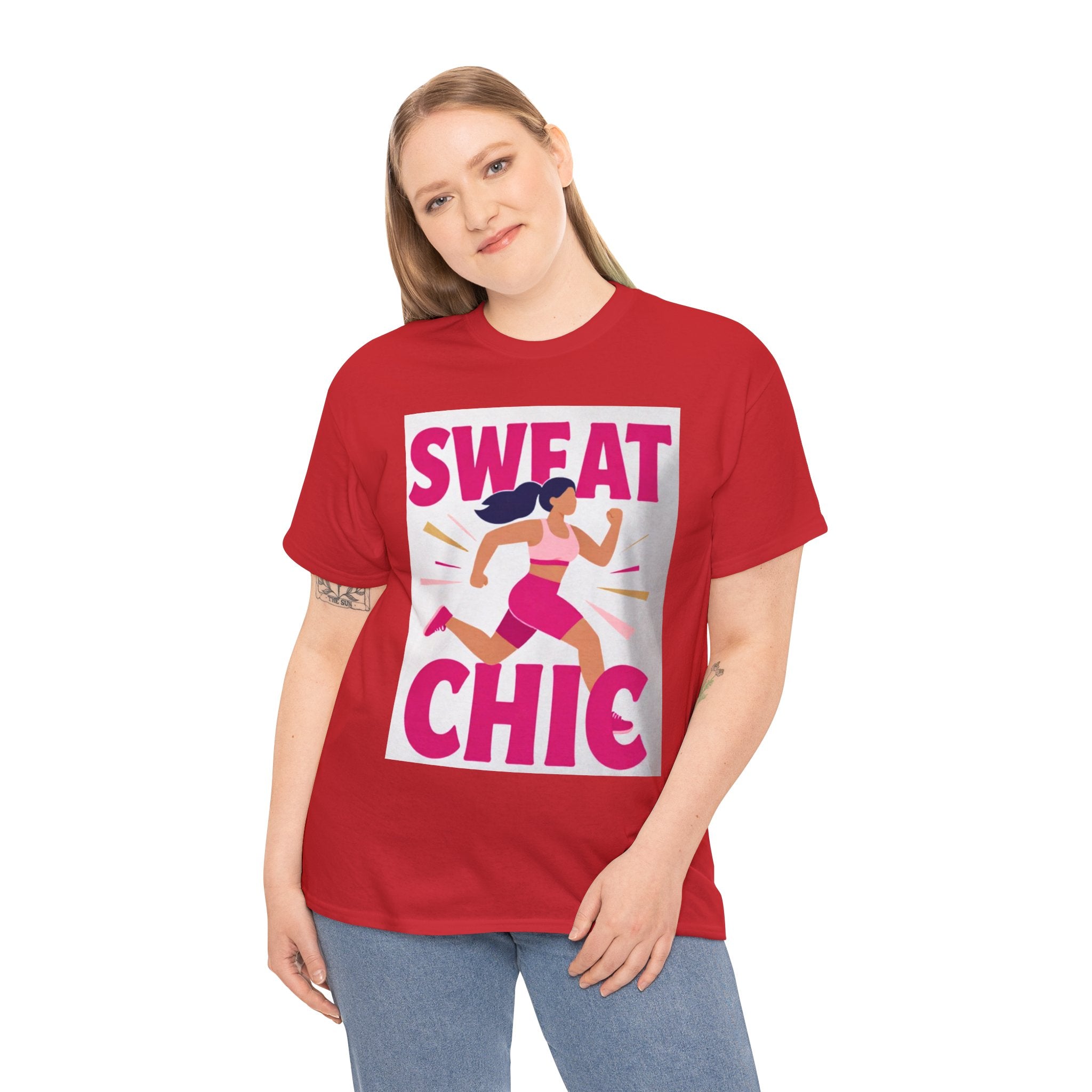 Sweat Chic T-Shirt | Women's Fitness Motivation Tee