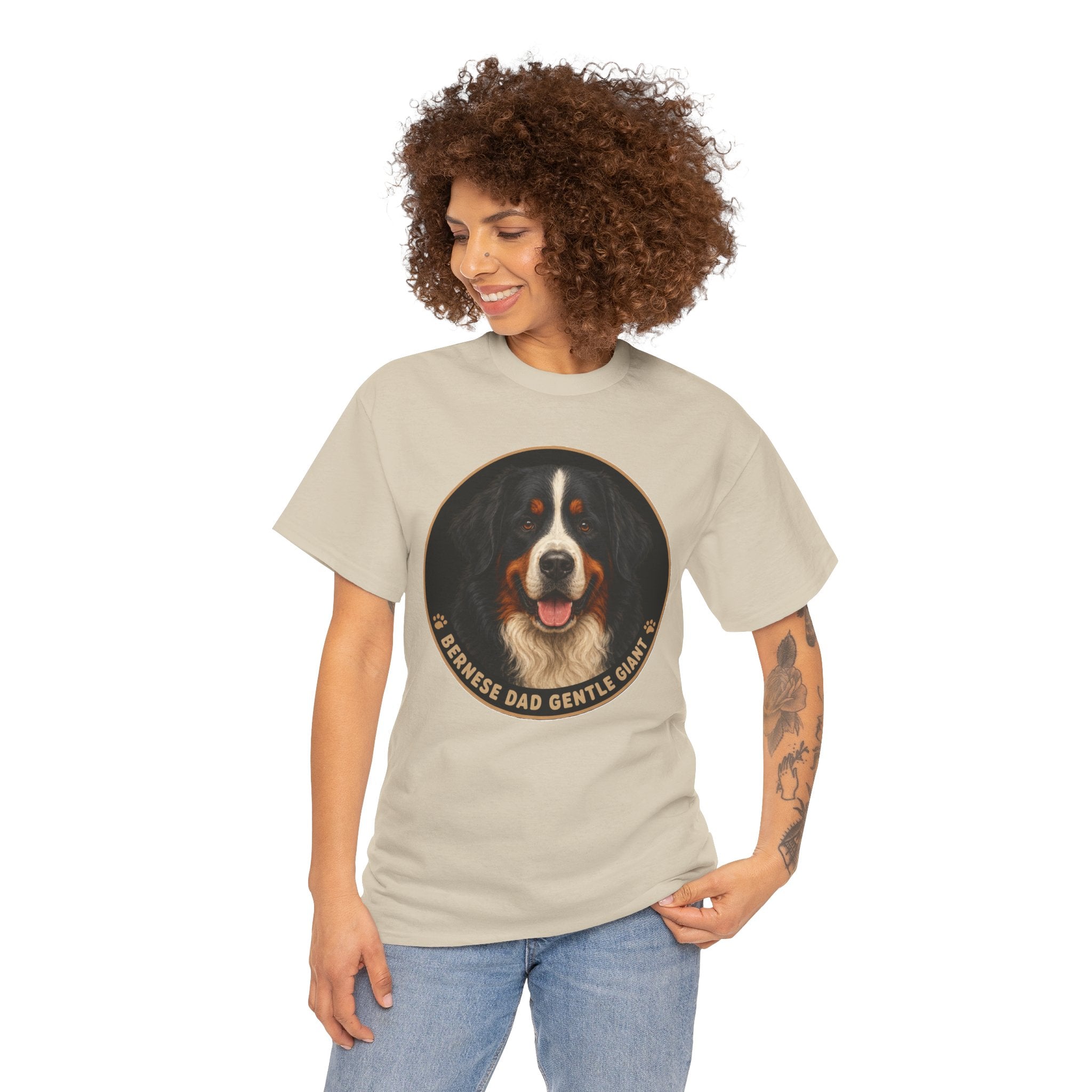 Bernese Dad Gentle Giant T-Shirt | Bernese Mountain Dog Owner Tee
