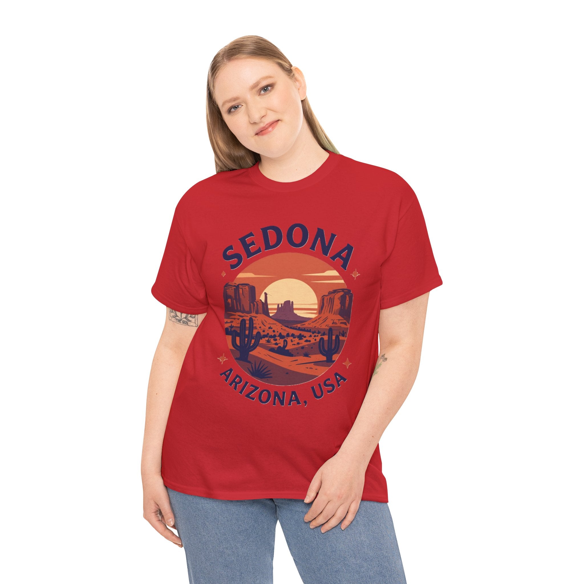 Sedona Arizona Sunset T-Shirt — Desert Landscape Tee