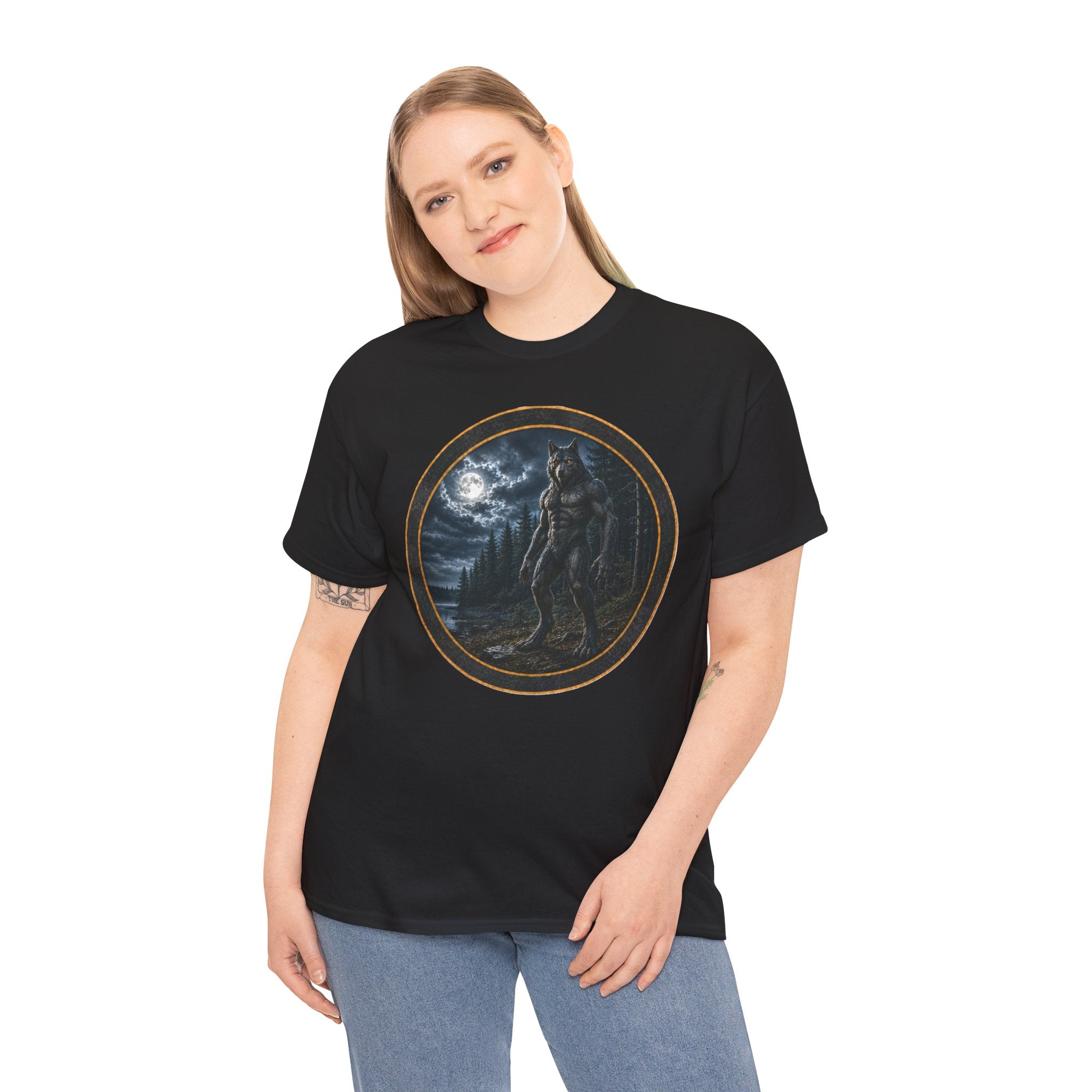 Still Out There – Dogman Bipedal Wolf Cryptid Graphic T-Shirt