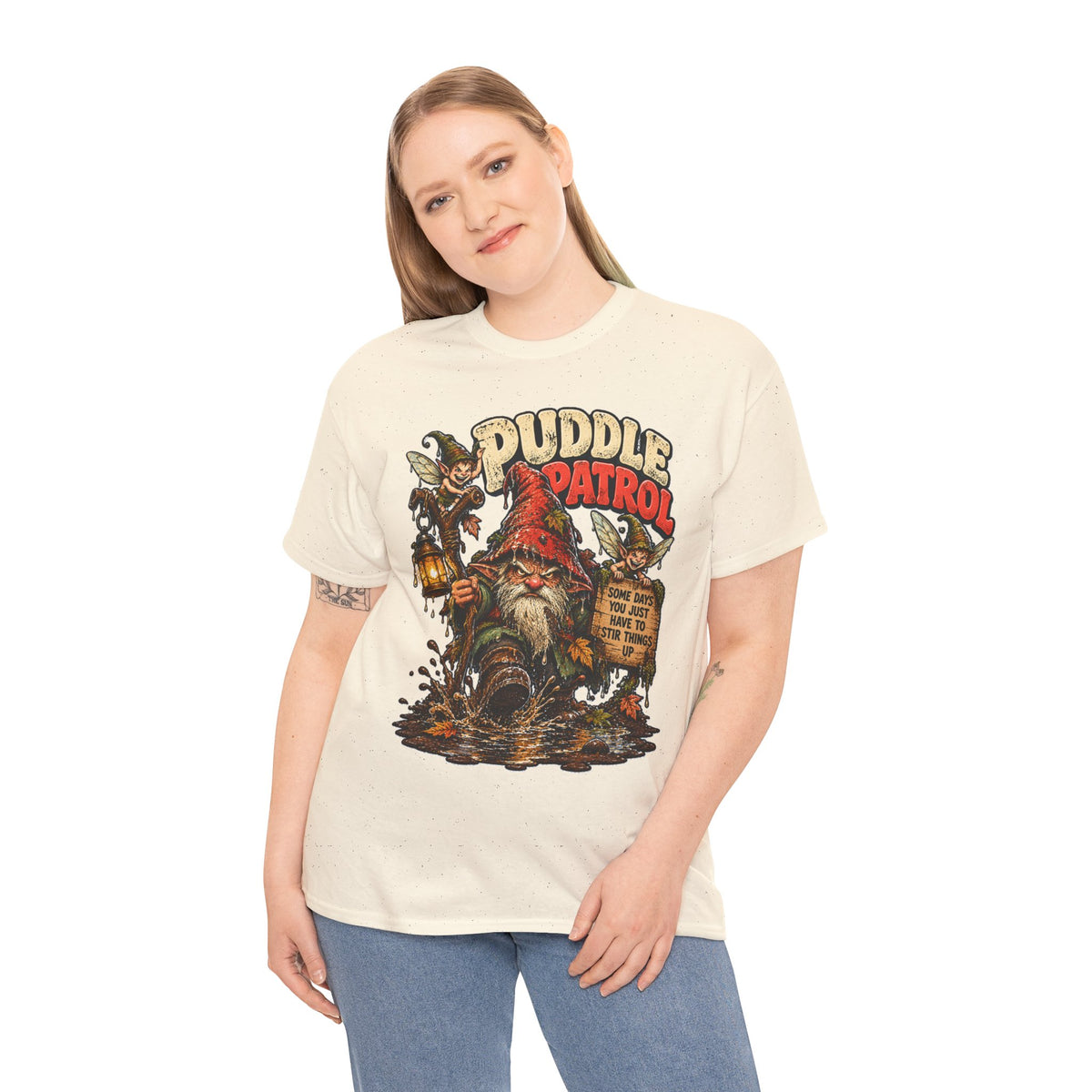 Puddle Patrol: Grumpy Gnome and Pixies T-Shirt