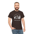 Camping Night T‑Shirt – 'Leave no Trace' Tent & Mountain Illustration