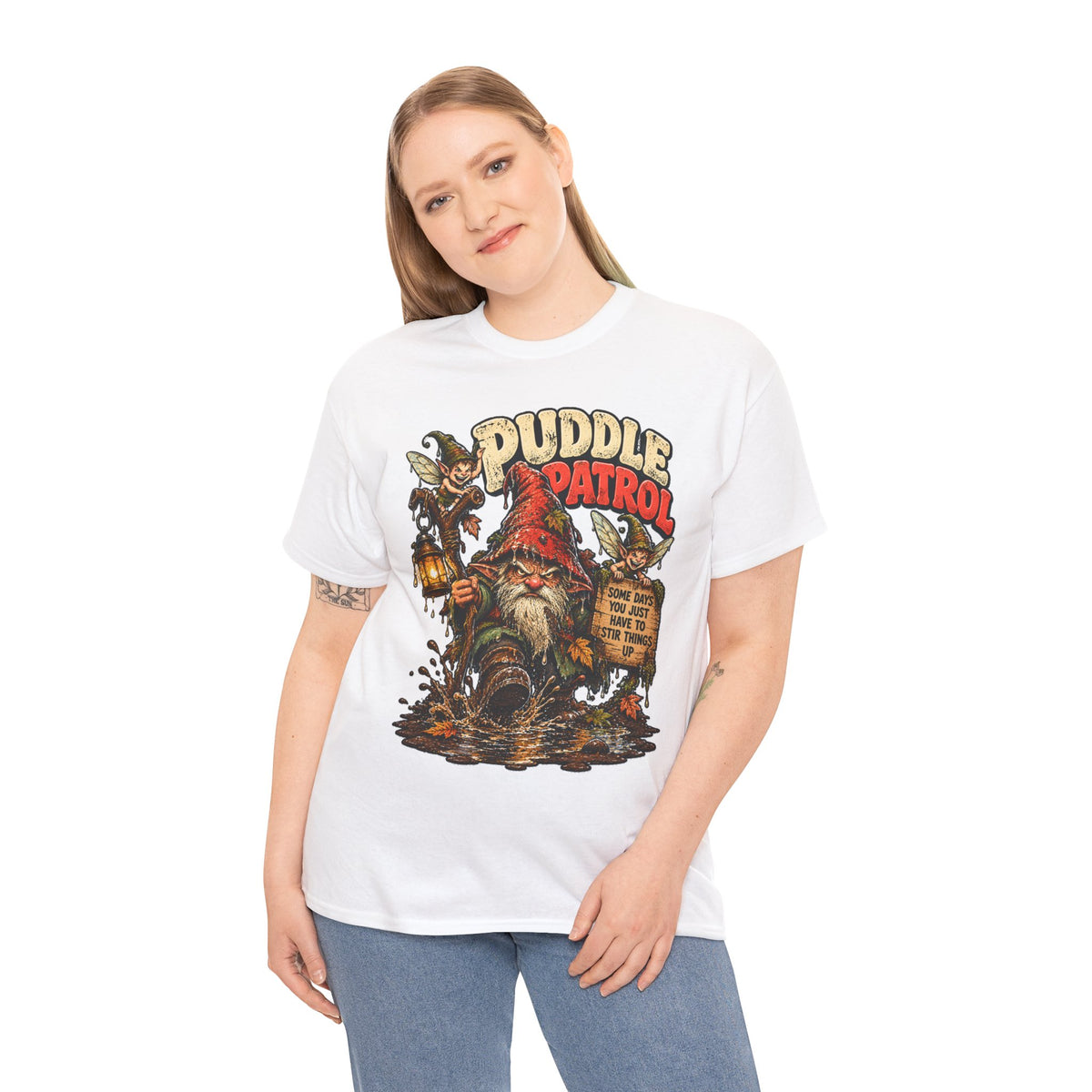Puddle Patrol: Grumpy Gnome and Pixies T-Shirt