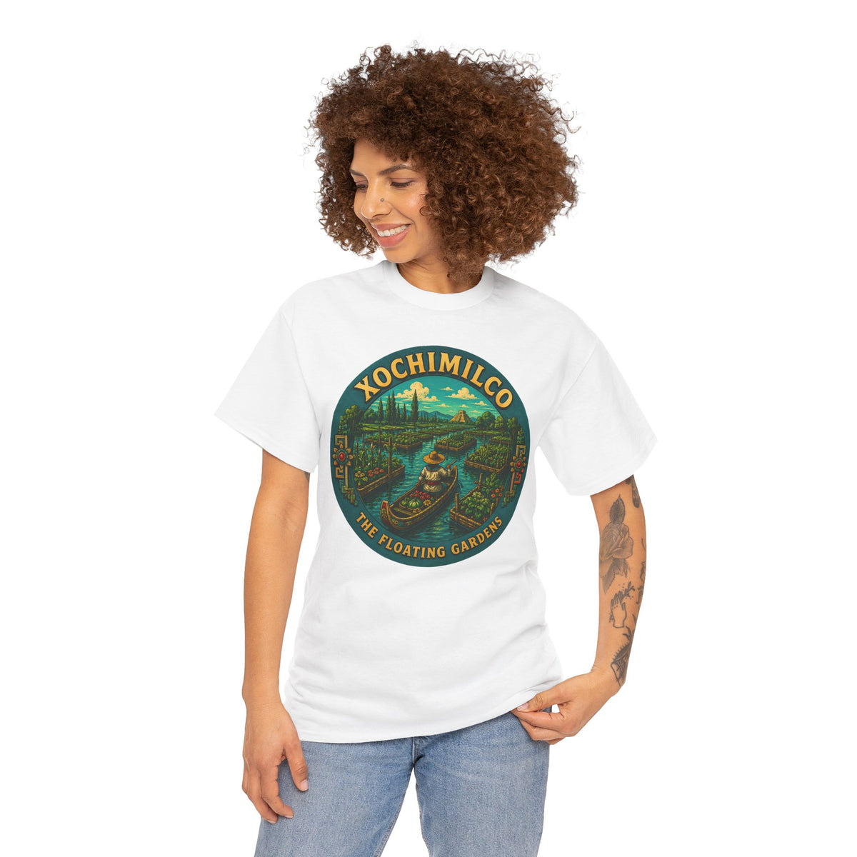 Xochimilco The Floating Gardens T-Shirt – Aztec Chinampa Tee