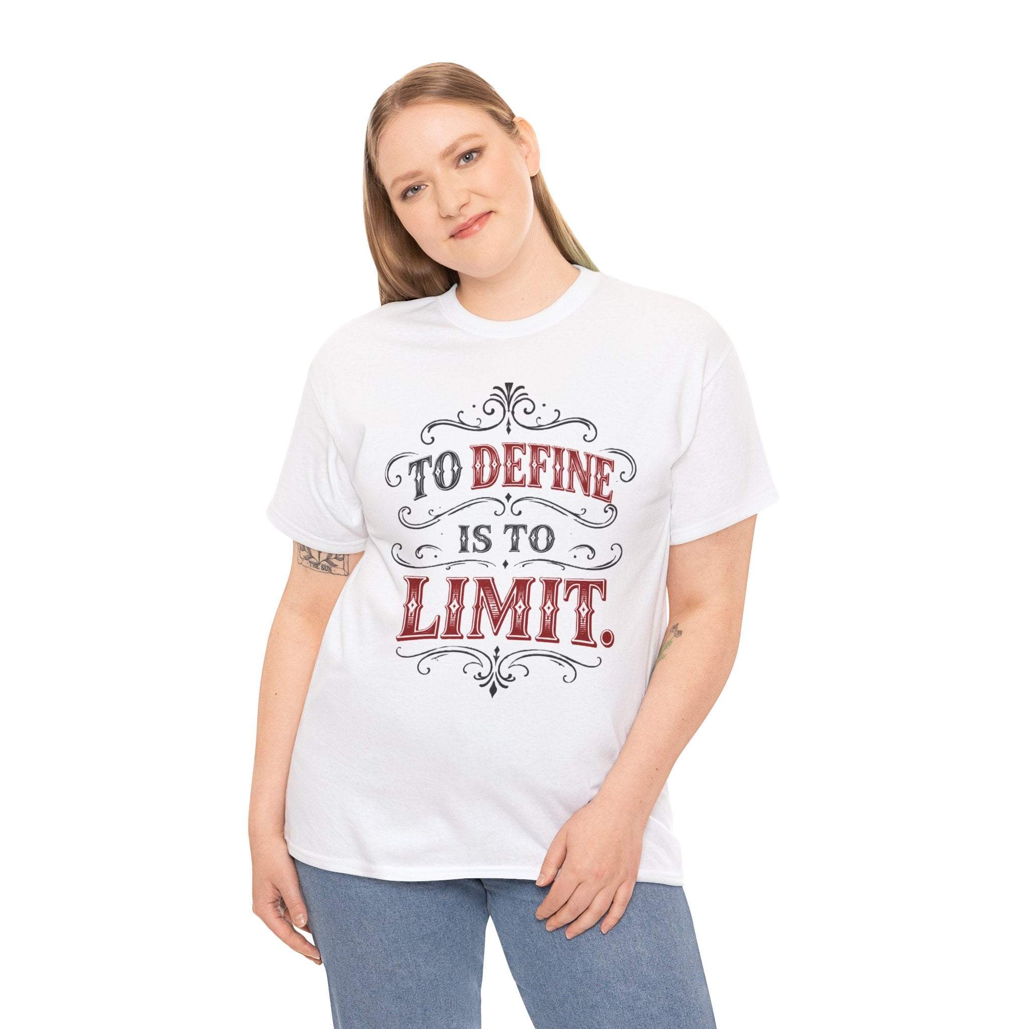 To Define Is To Limit T-Shirt |Unisex Vintage Victorian Tee Typography