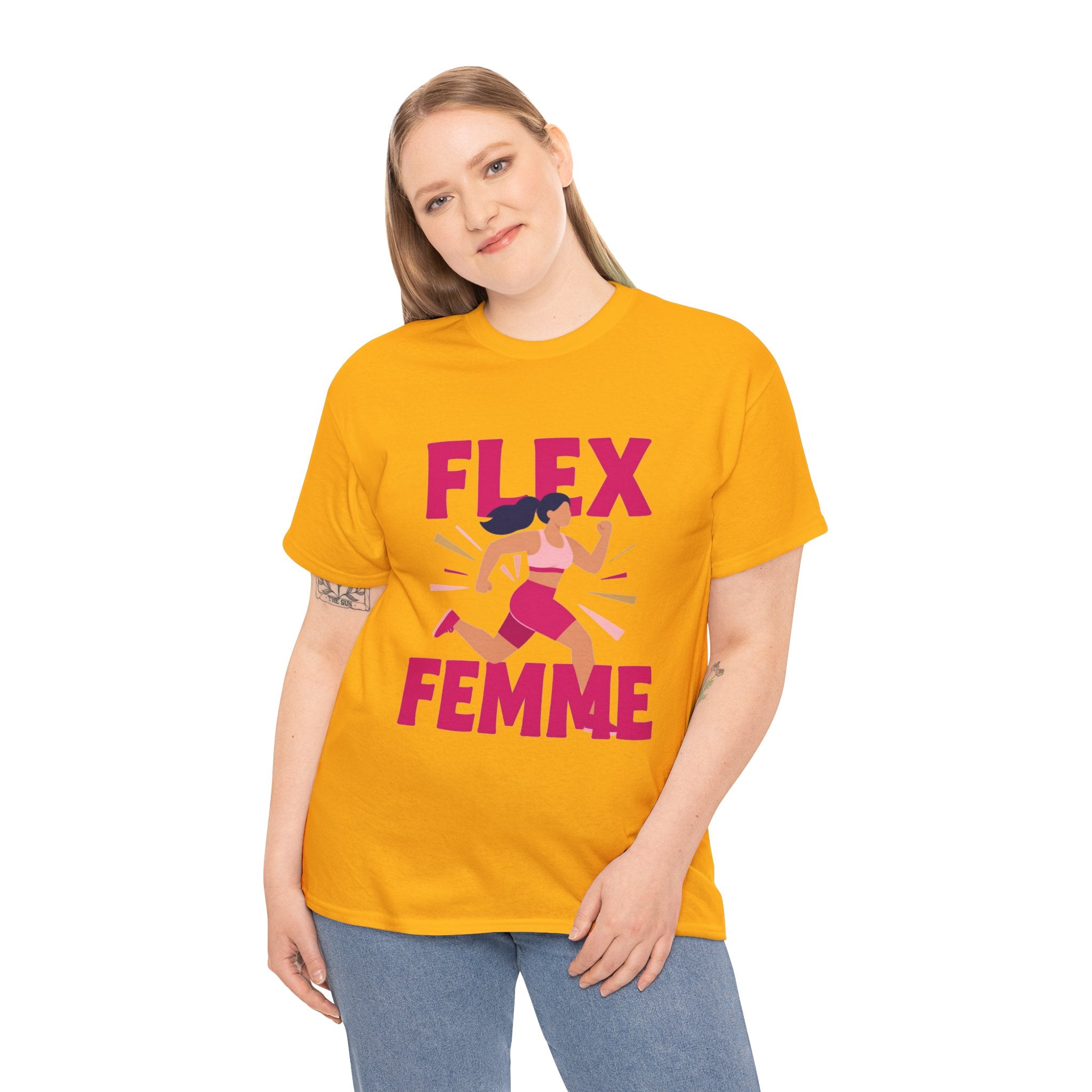 Flex Femme T-Shirt | Women's Fitness Motivation Tee