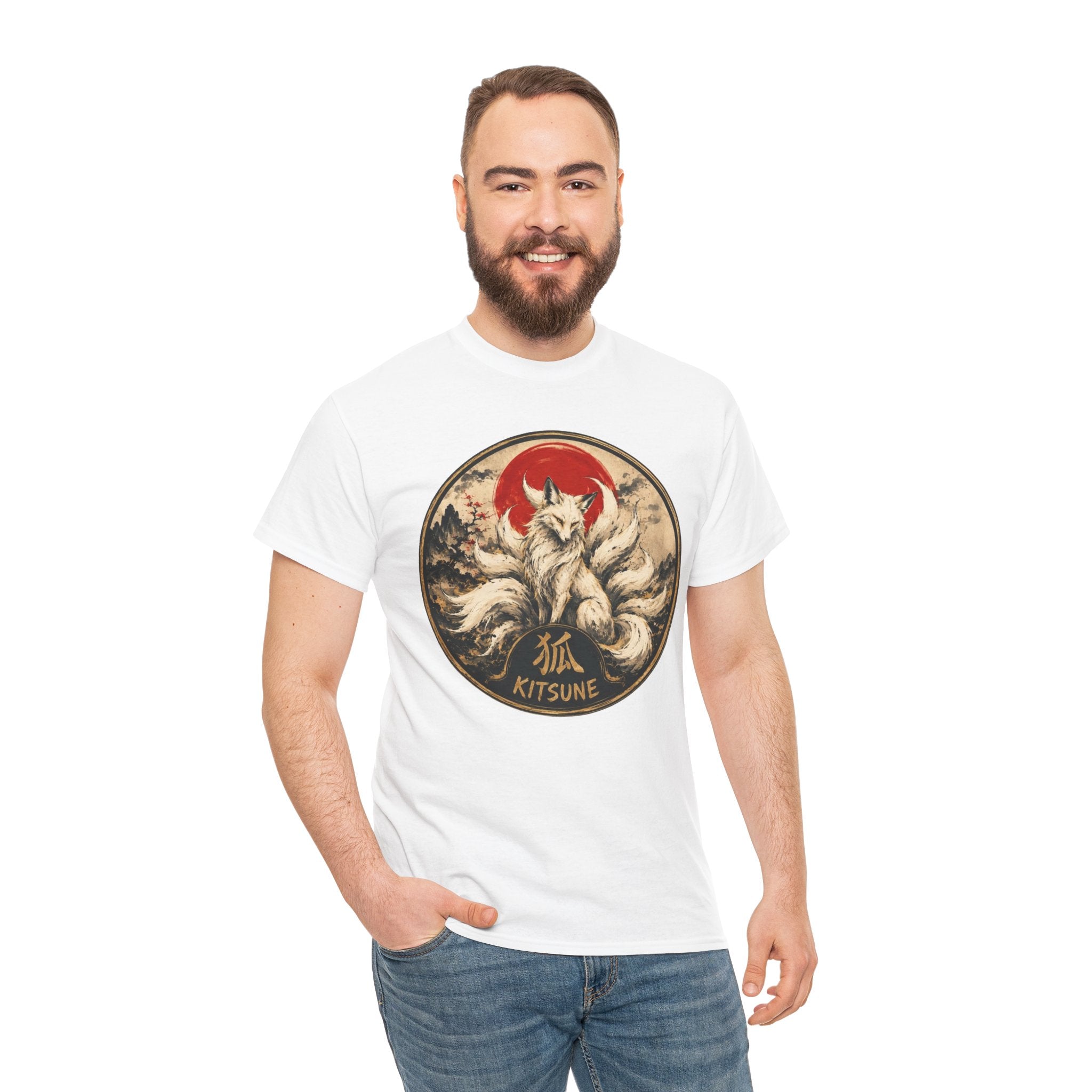 Kitsune Fox Spirit T-Shirt | Japanese Yōkai Folklore Tee