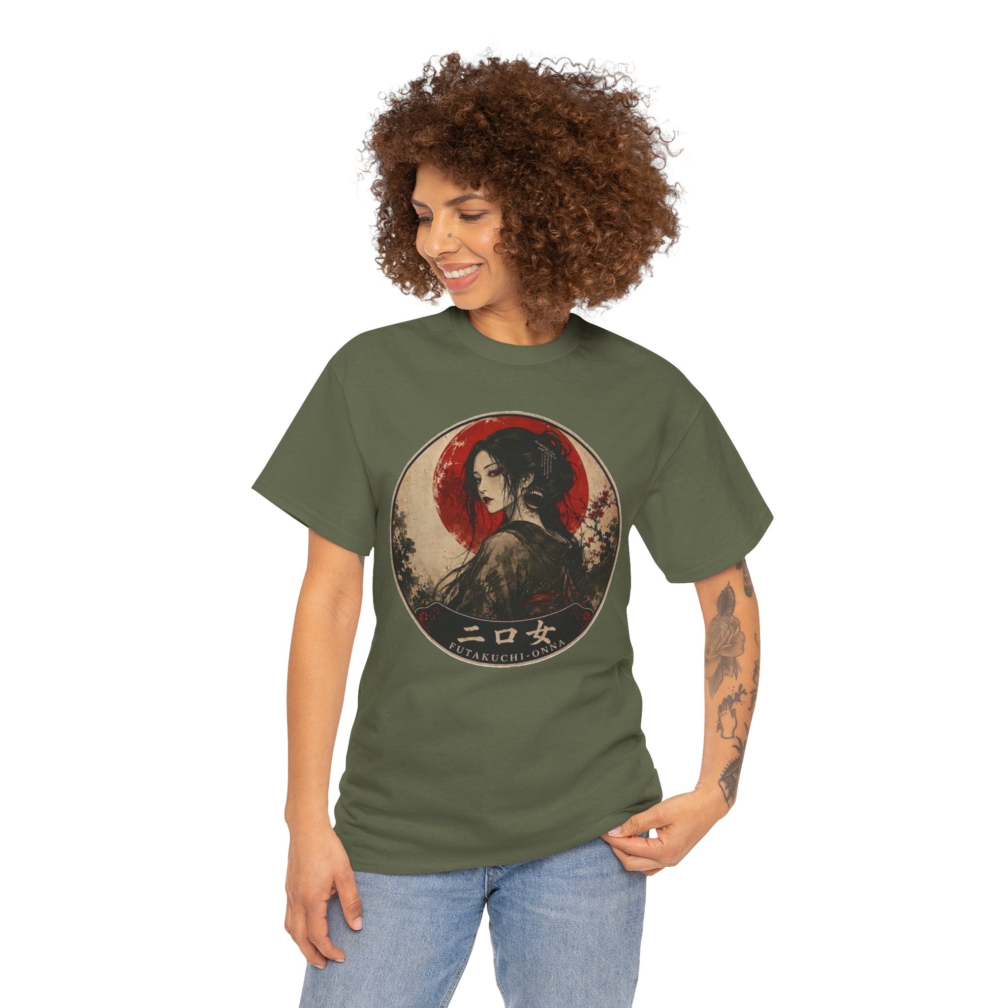 Futakuchi-Onna Two-Mouthed Woman T-Shirt | Japanese Yōkai Tee