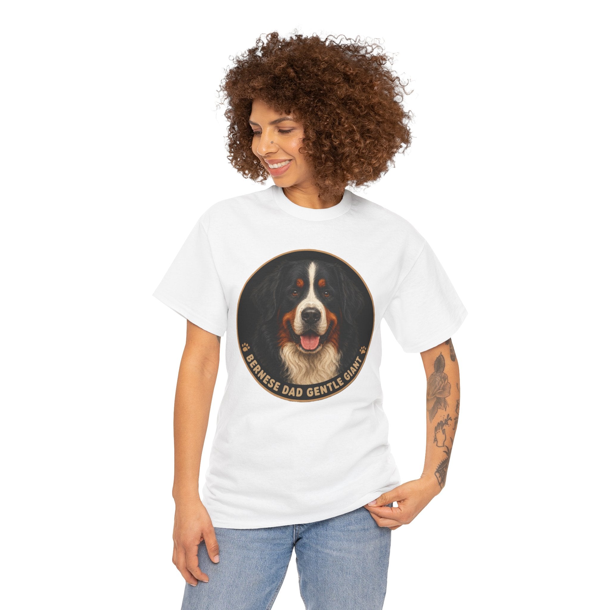 Bernese Dad Gentle Giant T-Shirt | Bernese Mountain Dog Owner Tee