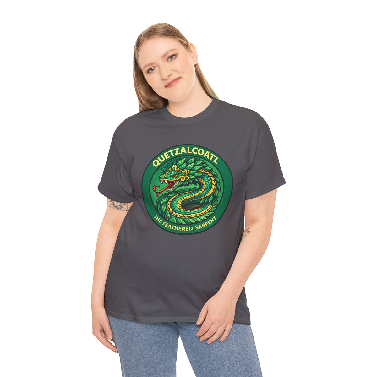 Quetzalcoatl The Feathered Serpent T-Shirt – Aztec Mythology Graphic Tee