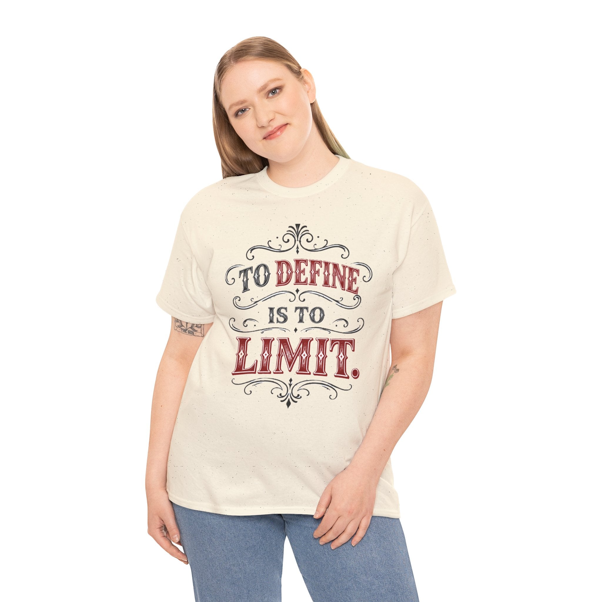 To Define Is To Limit T-Shirt |Unisex Vintage Victorian Tee Typography