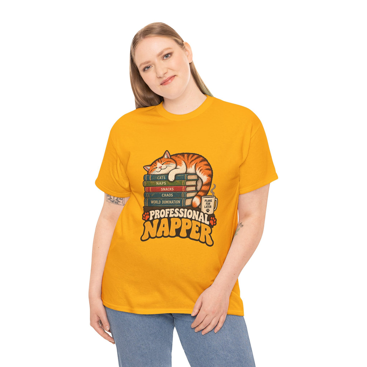 Professional Napper Cat T-Shirt