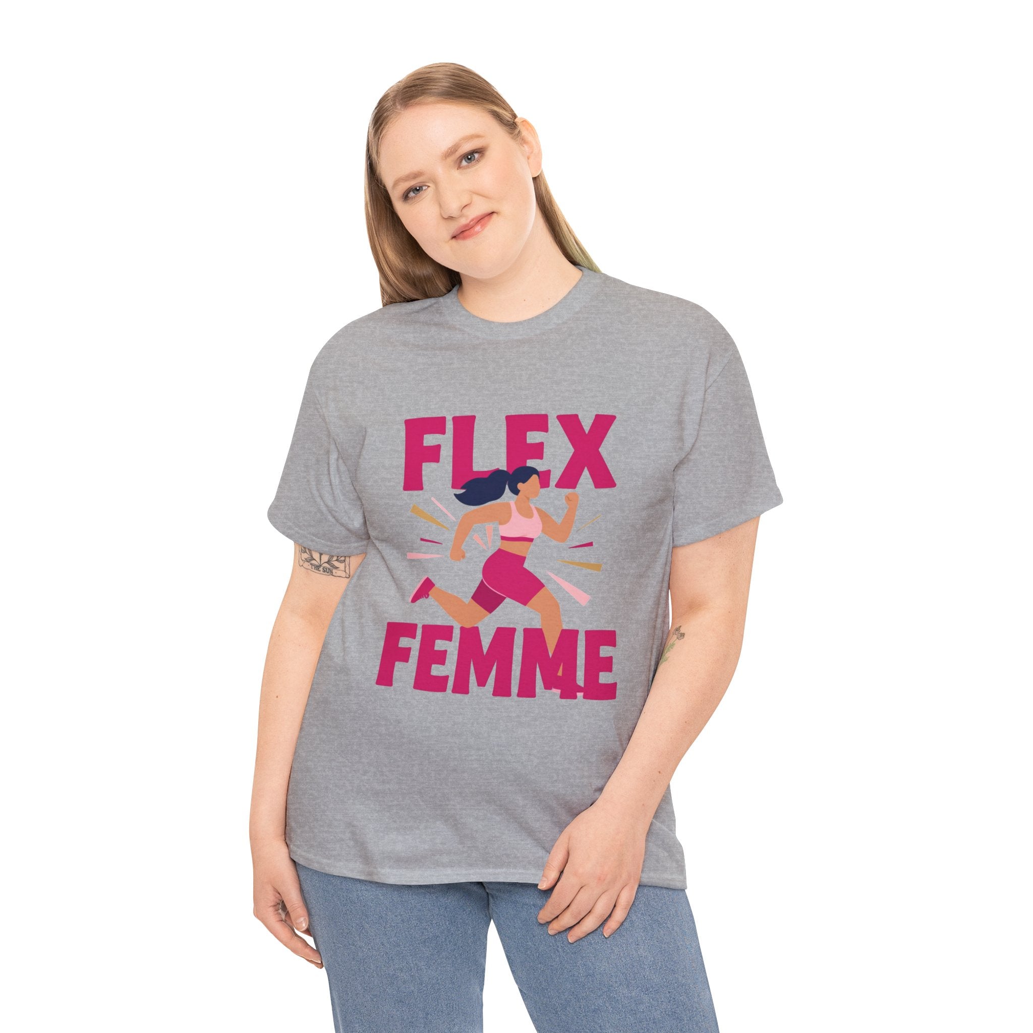Flex Femme T-Shirt | Women's Fitness Motivation Tee