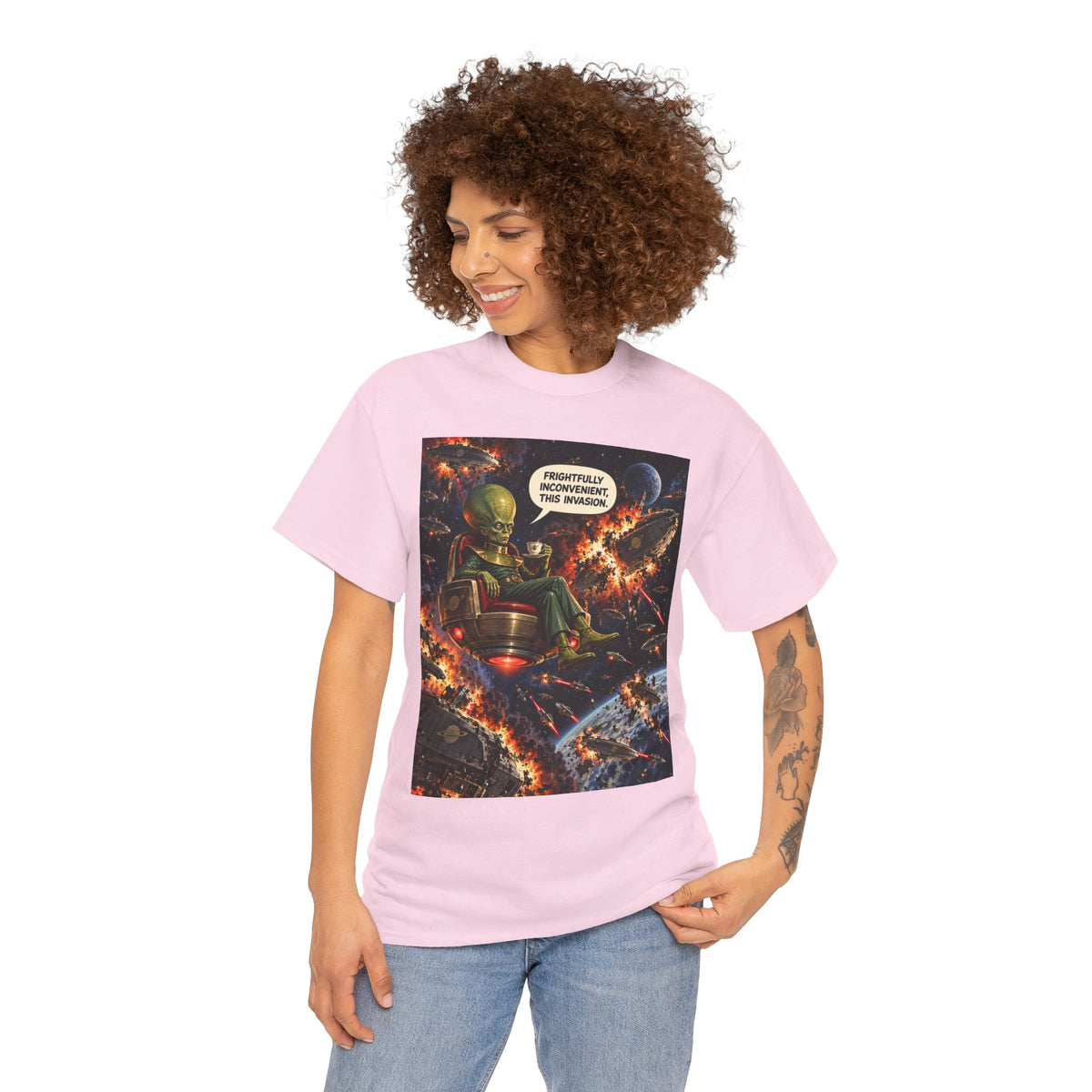Frightfully Inconvenient Retro Alien Overlord T-Shirt
