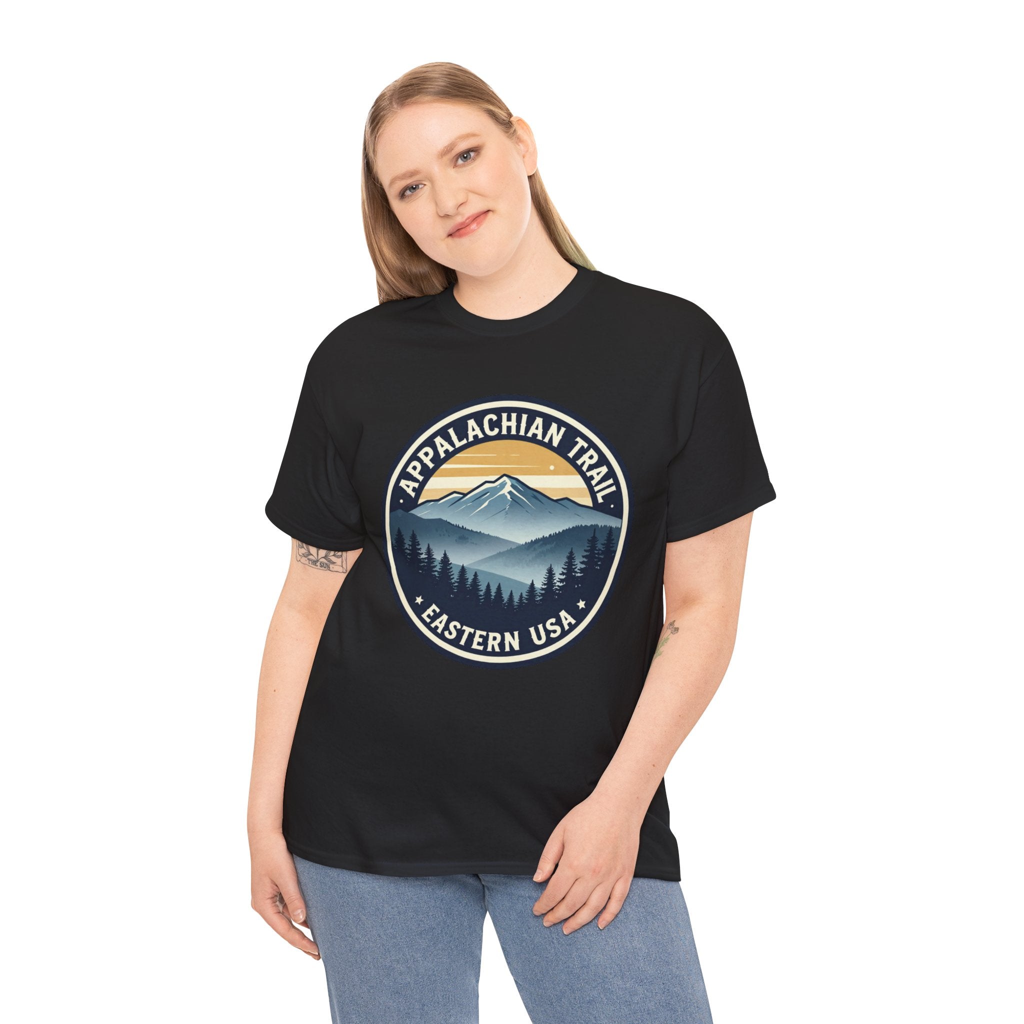 Appalachian Trail T-Shirt | AT Thru Hiker Tee | Eastern USA Vintage Mountain Badge Graphic Shirt | Hiking Gift