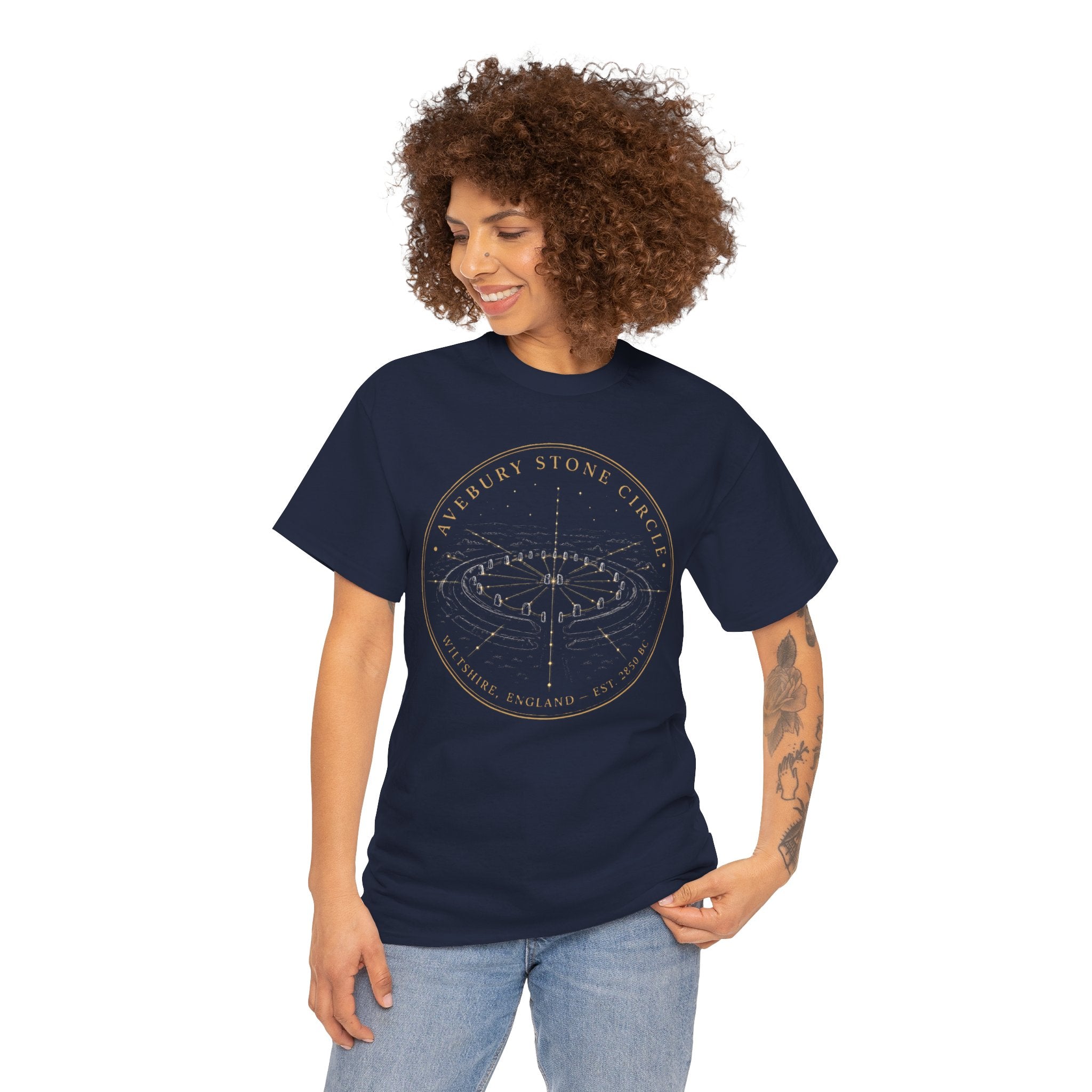 Newgrange T-Shirt | Neolithic Passage Tomb Winter Solstice Design | Ancient Irish Monument Tee | Celtic Heritage Graphic T-Shirt