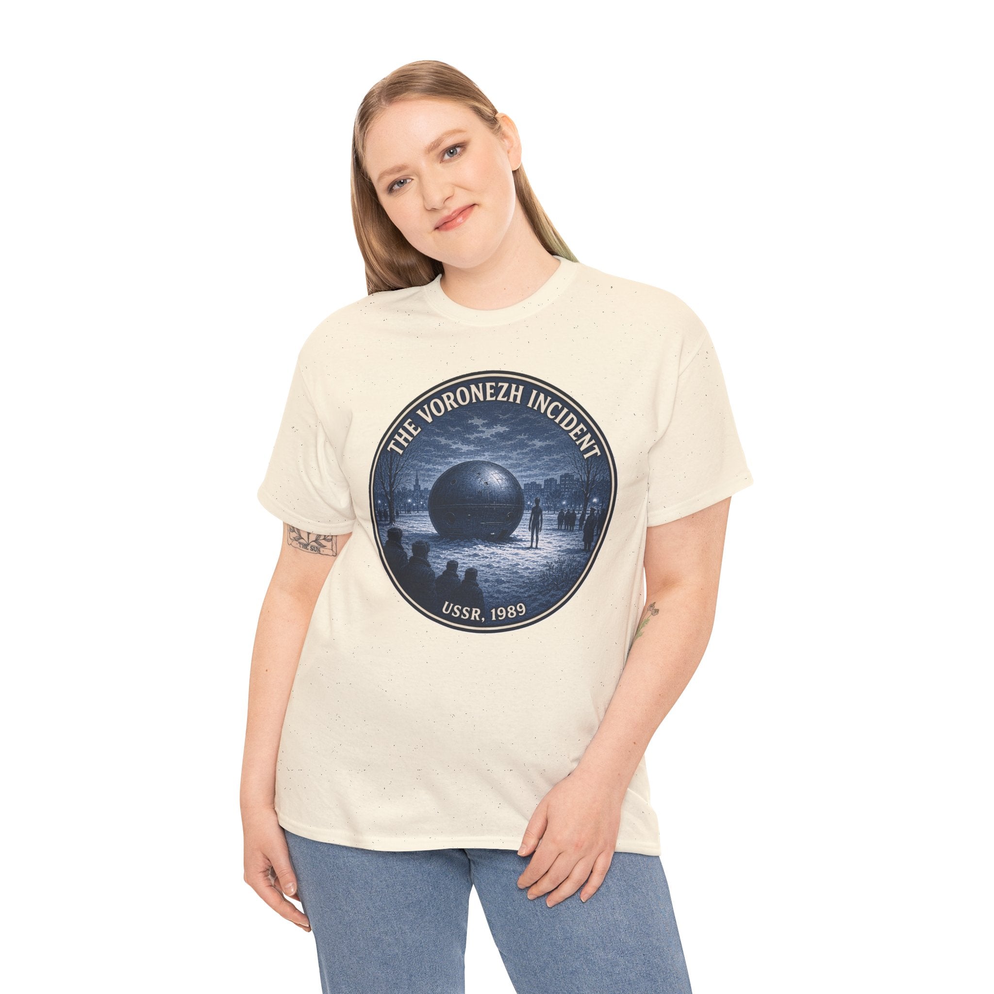 The Voronezh Incident 1989 Soviet UFO Alien Conspiracy Graphic T-Shirt