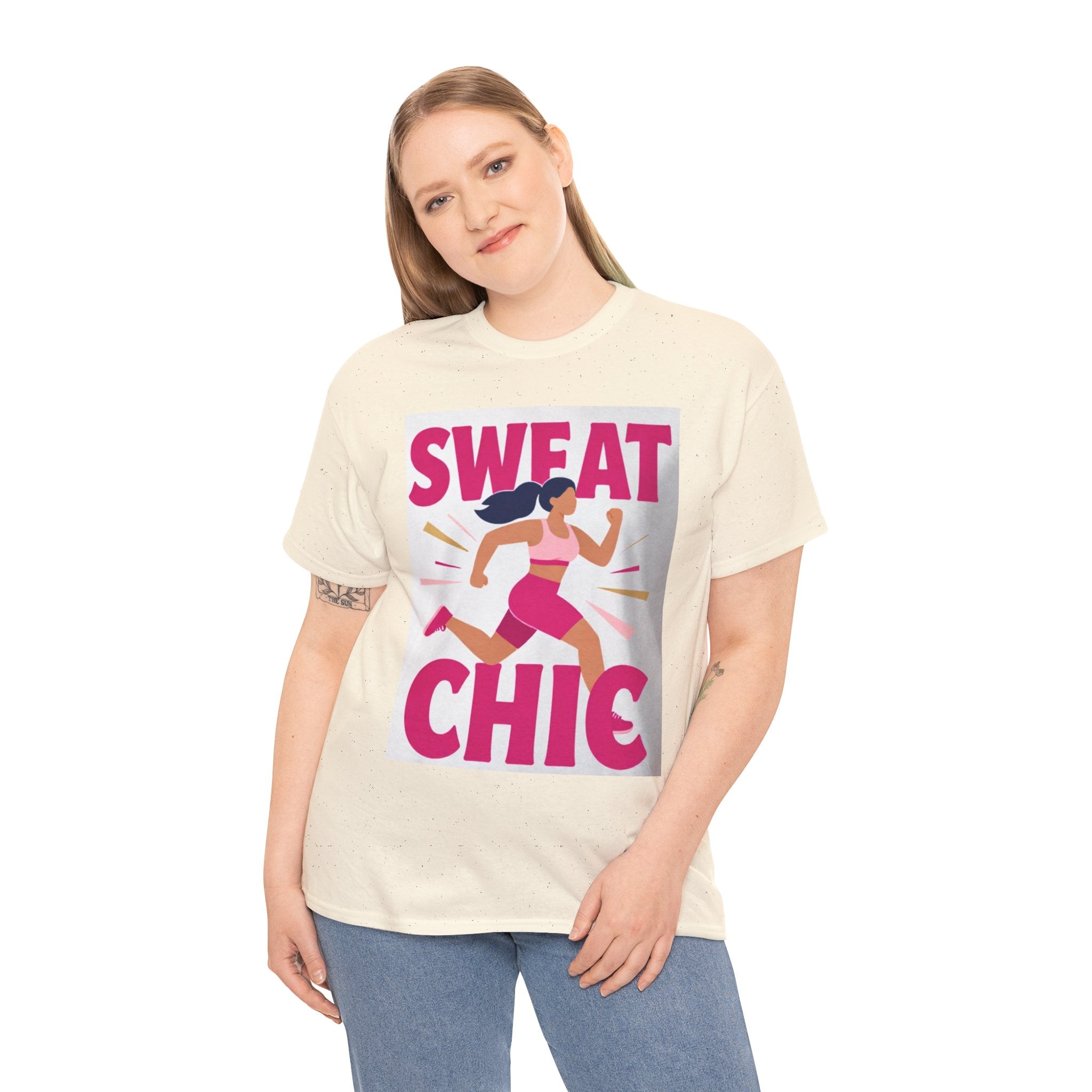 Sweat Chic T-Shirt | Women's Fitness Motivation Tee