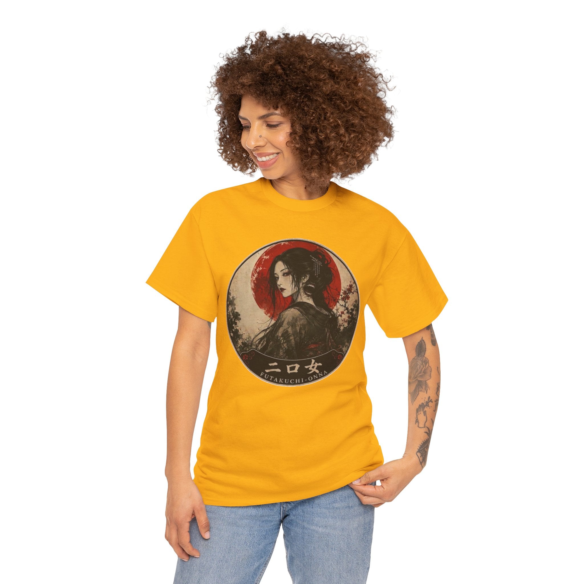 Futakuchi-Onna Two-Mouthed Woman T-Shirt | Japanese Yōkai Tee