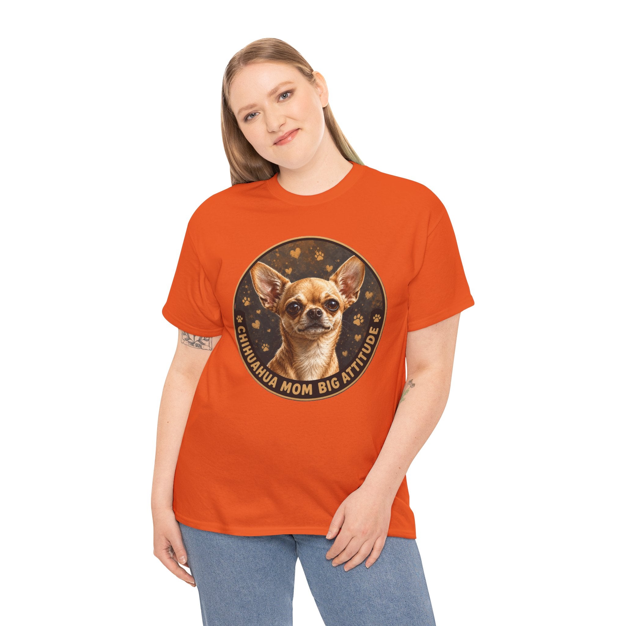 Chihuahua Mom Big Attitude T-Shirt | Chihuahua Owner Tee