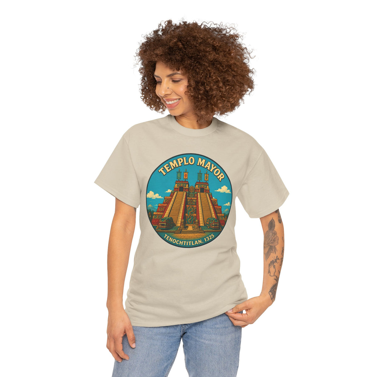Templo Mayor T-Shirt – Tenochtitlan Aztec Temple Pyramid Tee