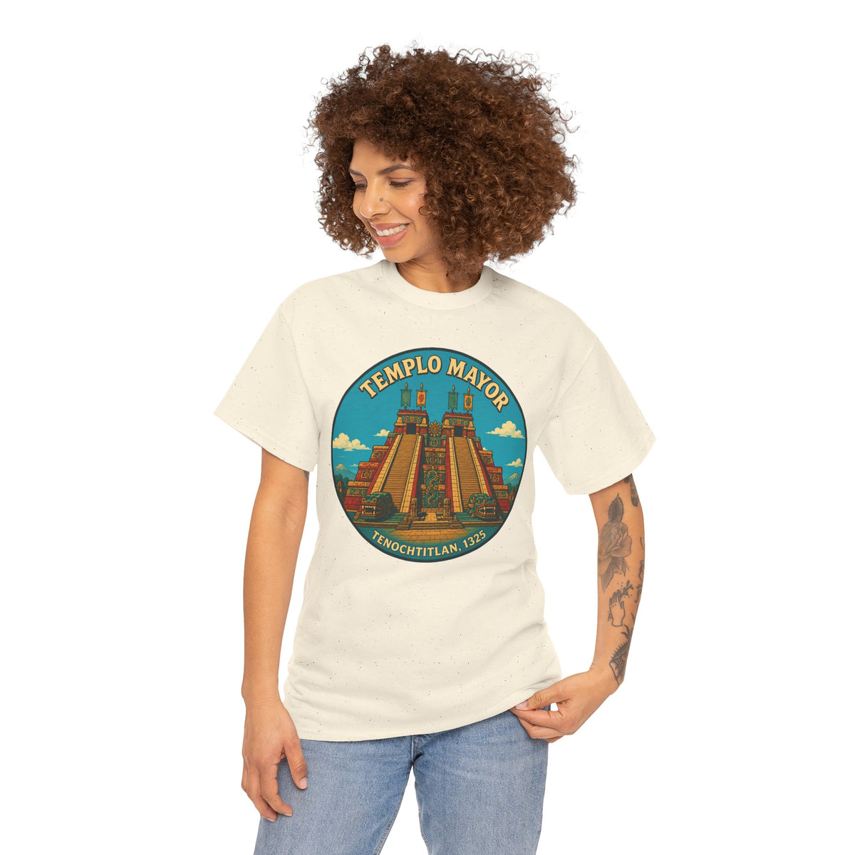 Templo Mayor T-Shirt – Tenochtitlan Aztec Temple Pyramid Tee