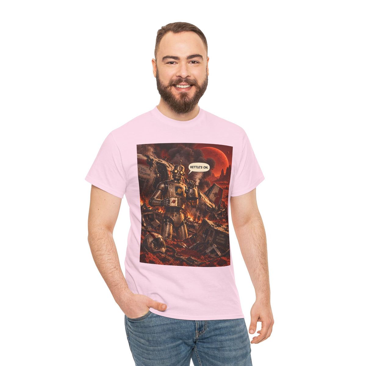 Kettle's On Retro Robot T-Shirt
