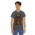 The Forbidden Library T-Shirt | Occult Grimoire Graphic Tee | Esoteric Gothic Bookshelf Shirt | Dark Academia Mystic Art