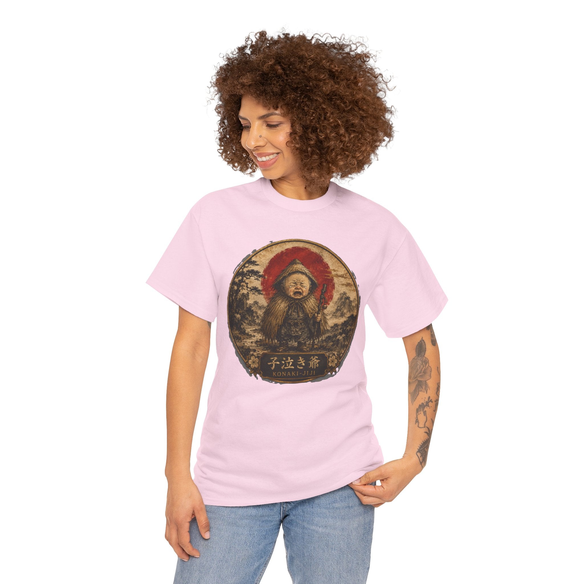 Konaki-Jiji Crying Old Man T-Shirt | Japanese Yōkai Tee