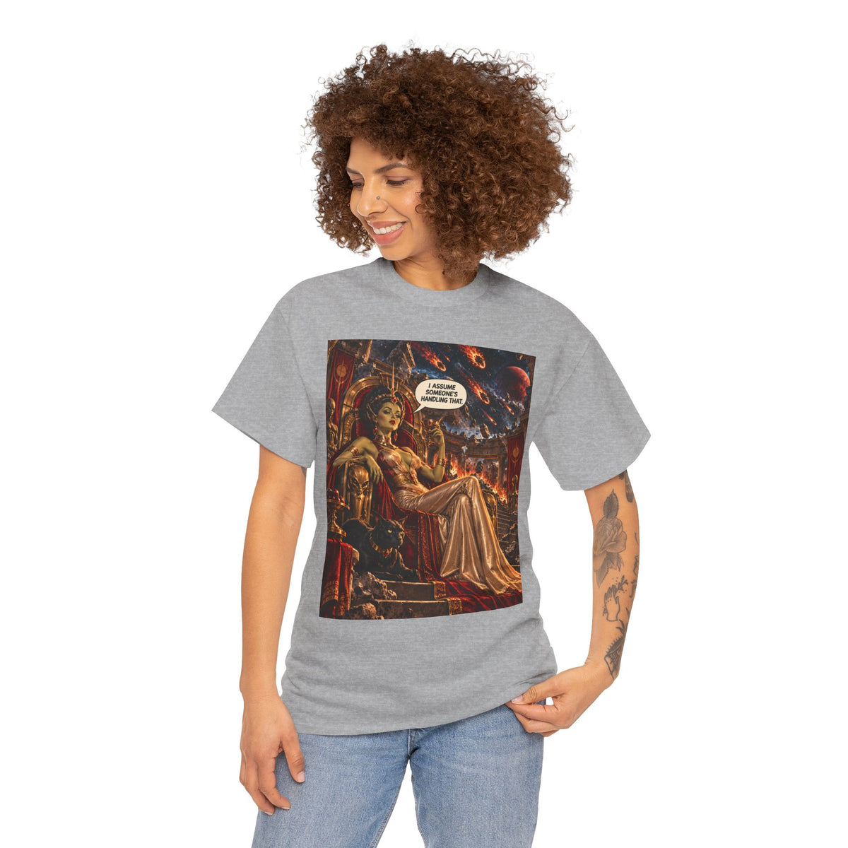 I Assume Someone's Handling That Retro Alien Empress T-Shirt