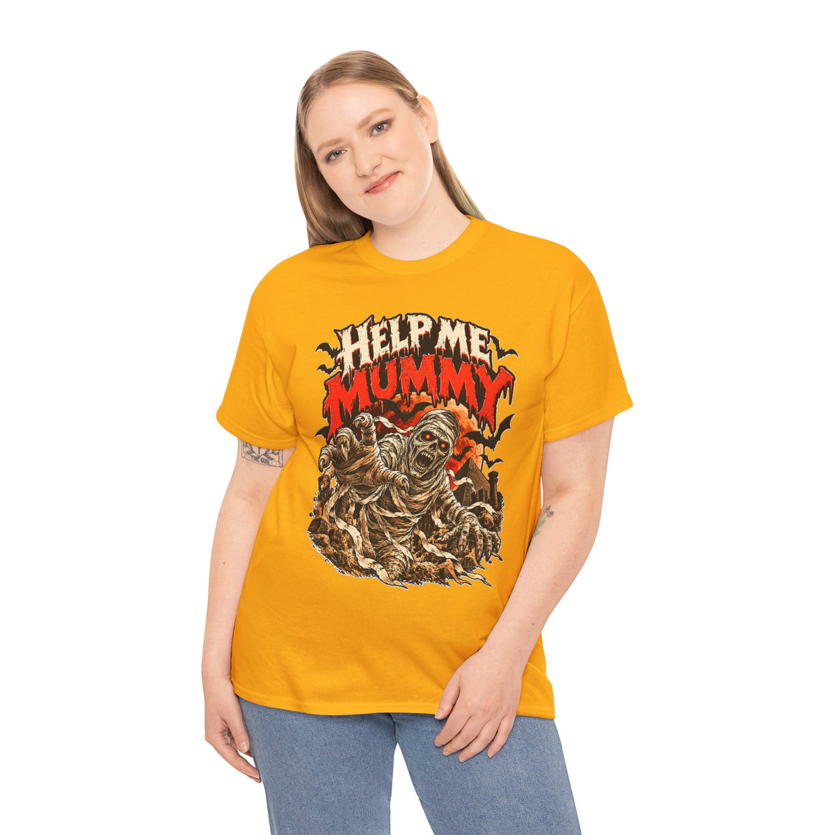 Help Me Mummy: Funny Horror Mummy Halloween T-Shirt