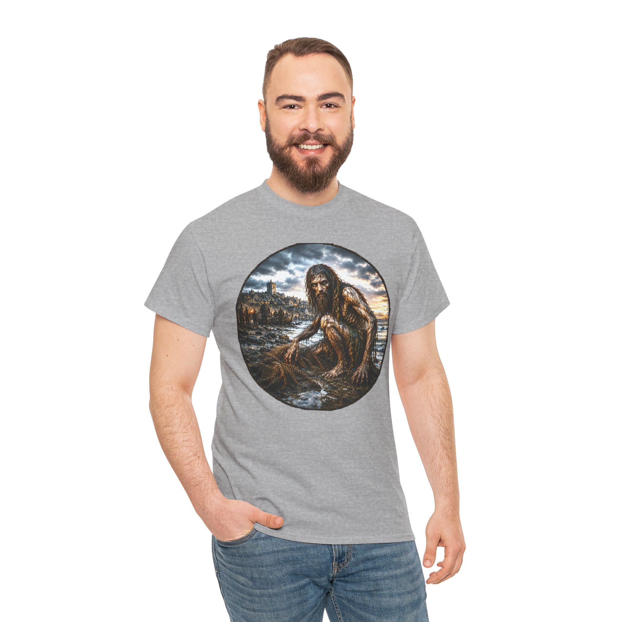 Wild Man of Orford T-Shirt | Medieval Sea Folklore Tee