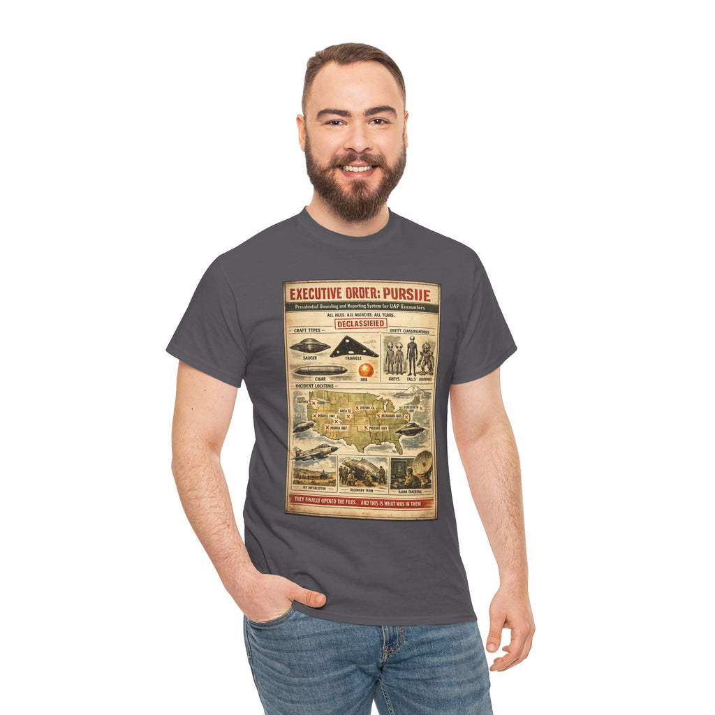 The Disclosure – Pentagon UAP Files Declassified 1940s Technical Field Brief Vintage Graphic T-Shirt
