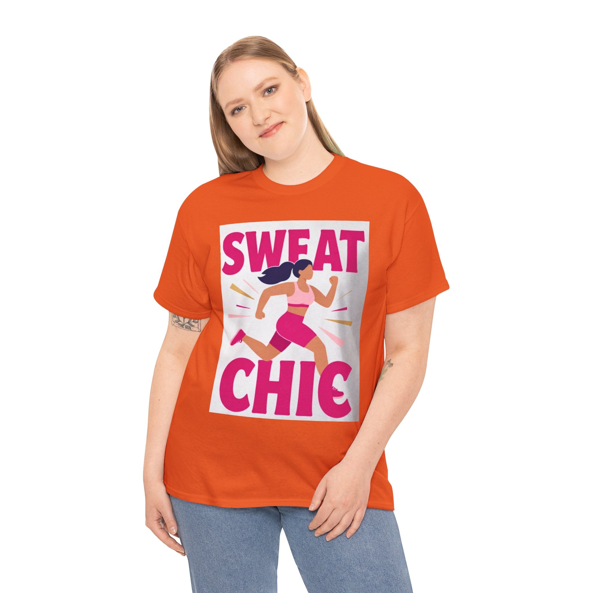 Sweat Chic T-Shirt | Women's Fitness Motivation Tee