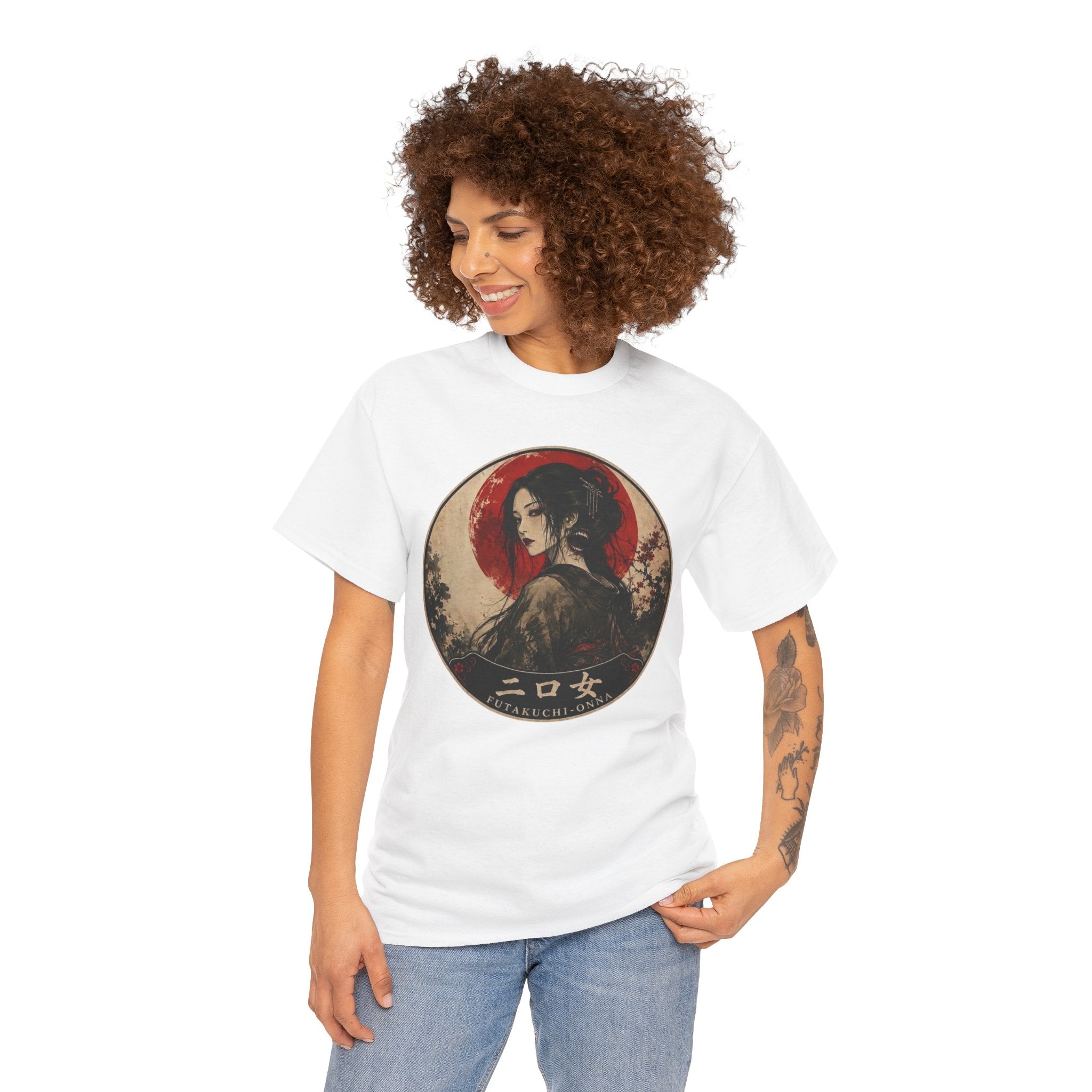 Futakuchi-Onna Two-Mouthed Woman T-Shirt | Japanese Yōkai Tee