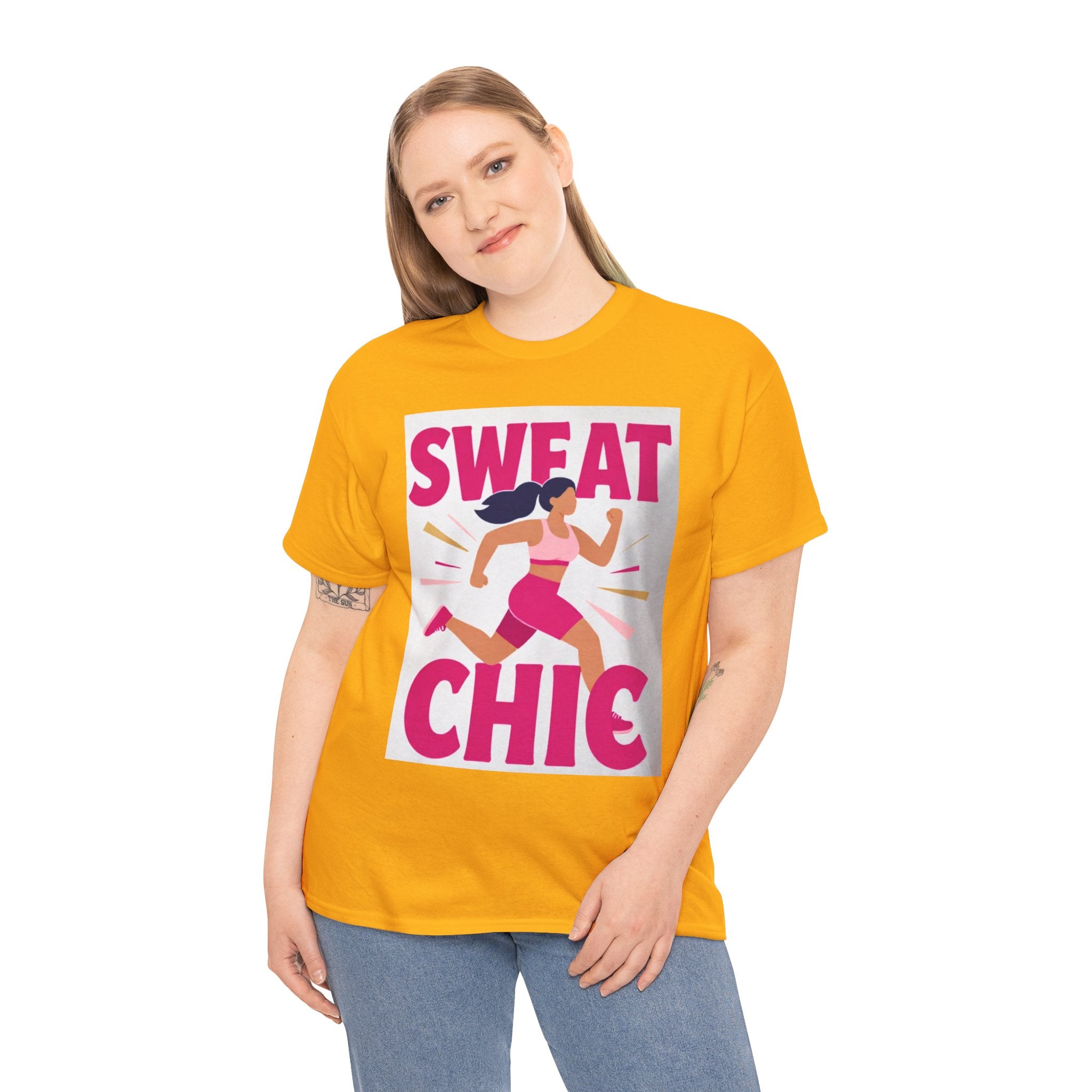 Sweat Chic T-Shirt | Women's Fitness Motivation Tee