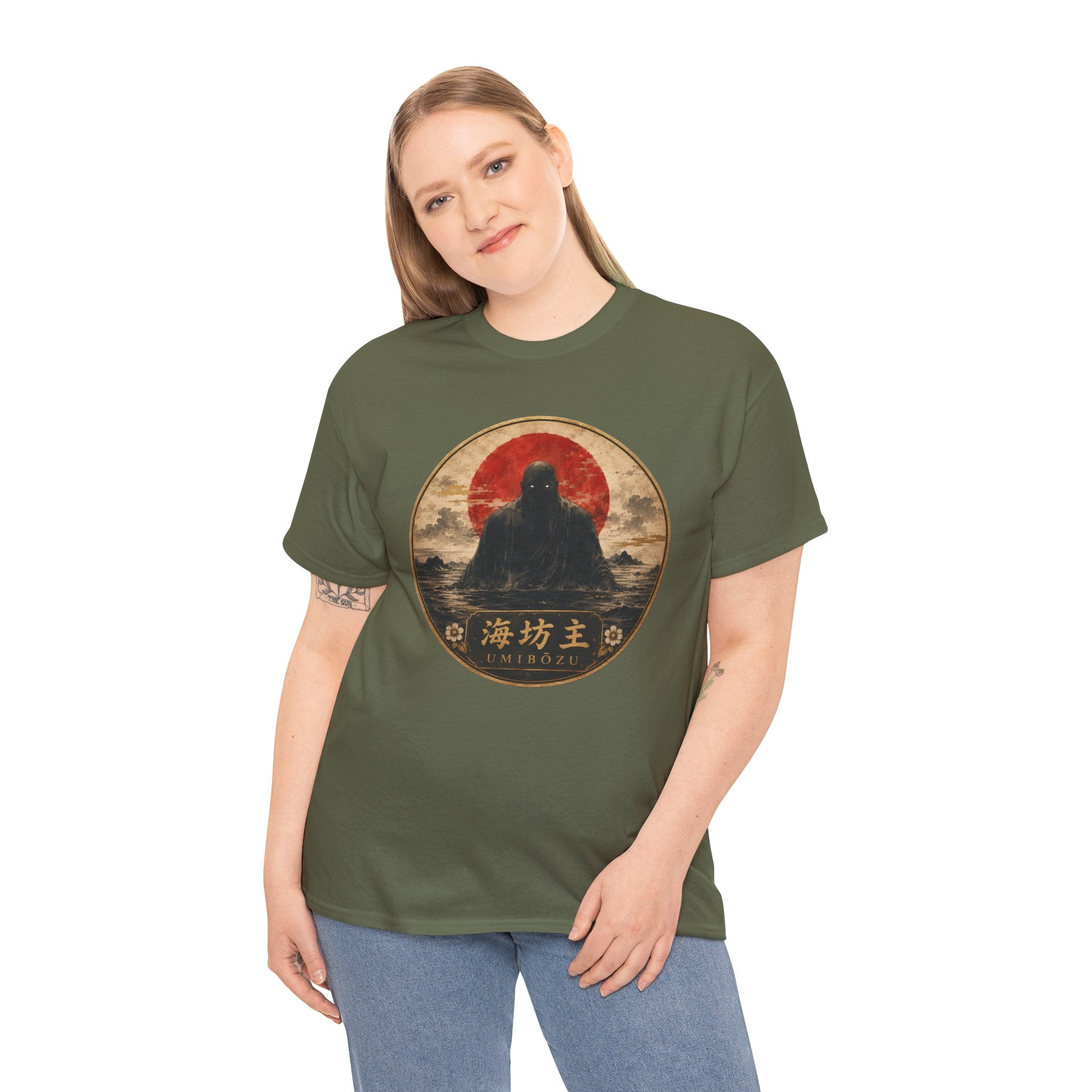 Umibōzu Sea Monk T-Shirt | Japanese Yōkai Folklore Tee