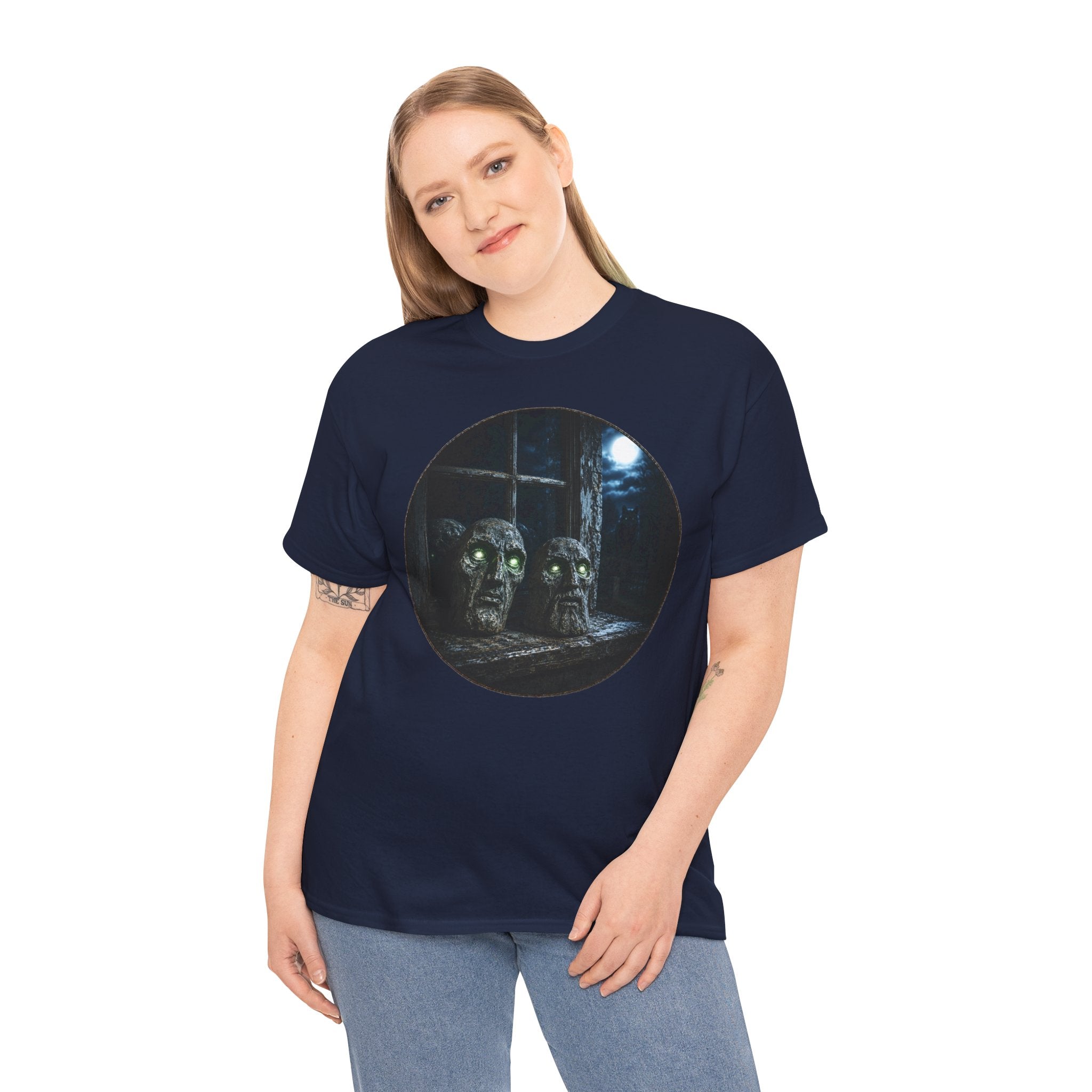 The Hexham Heads T-Shirt | Werewolf Folklore Occult Tee