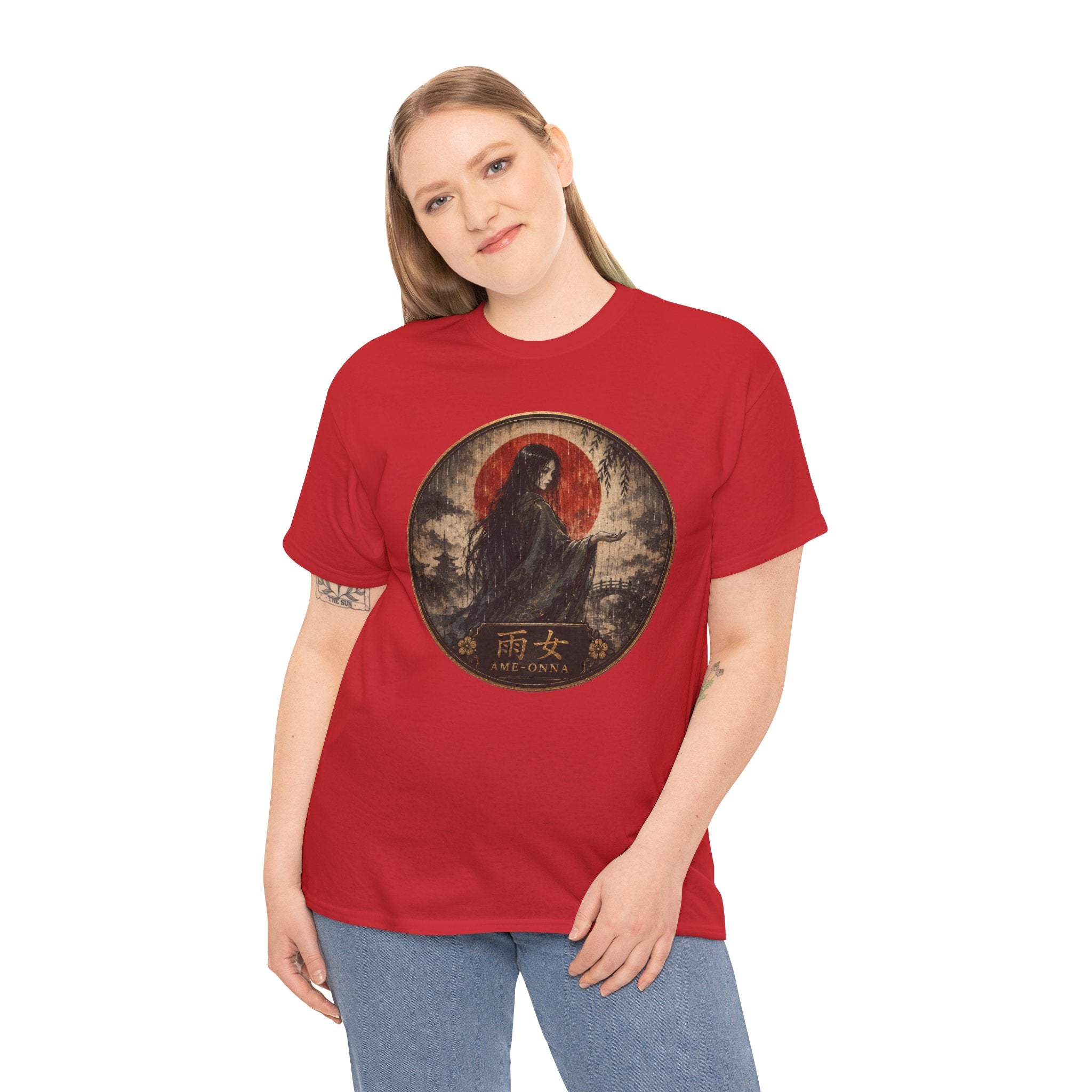 Ame-Onna Rain Woman T-Shirt | Japanese Yōkai Folklore Tee