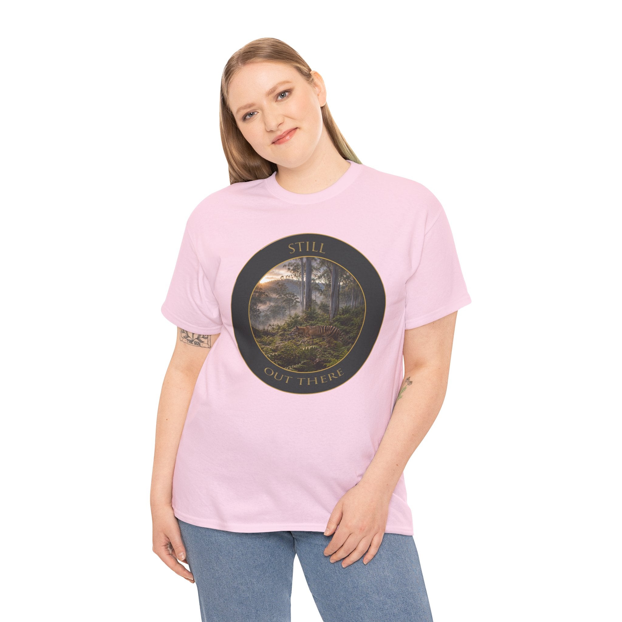 Thylacine "Still Out There" T-Shirt | Tasmanian Tiger Sighting Tee